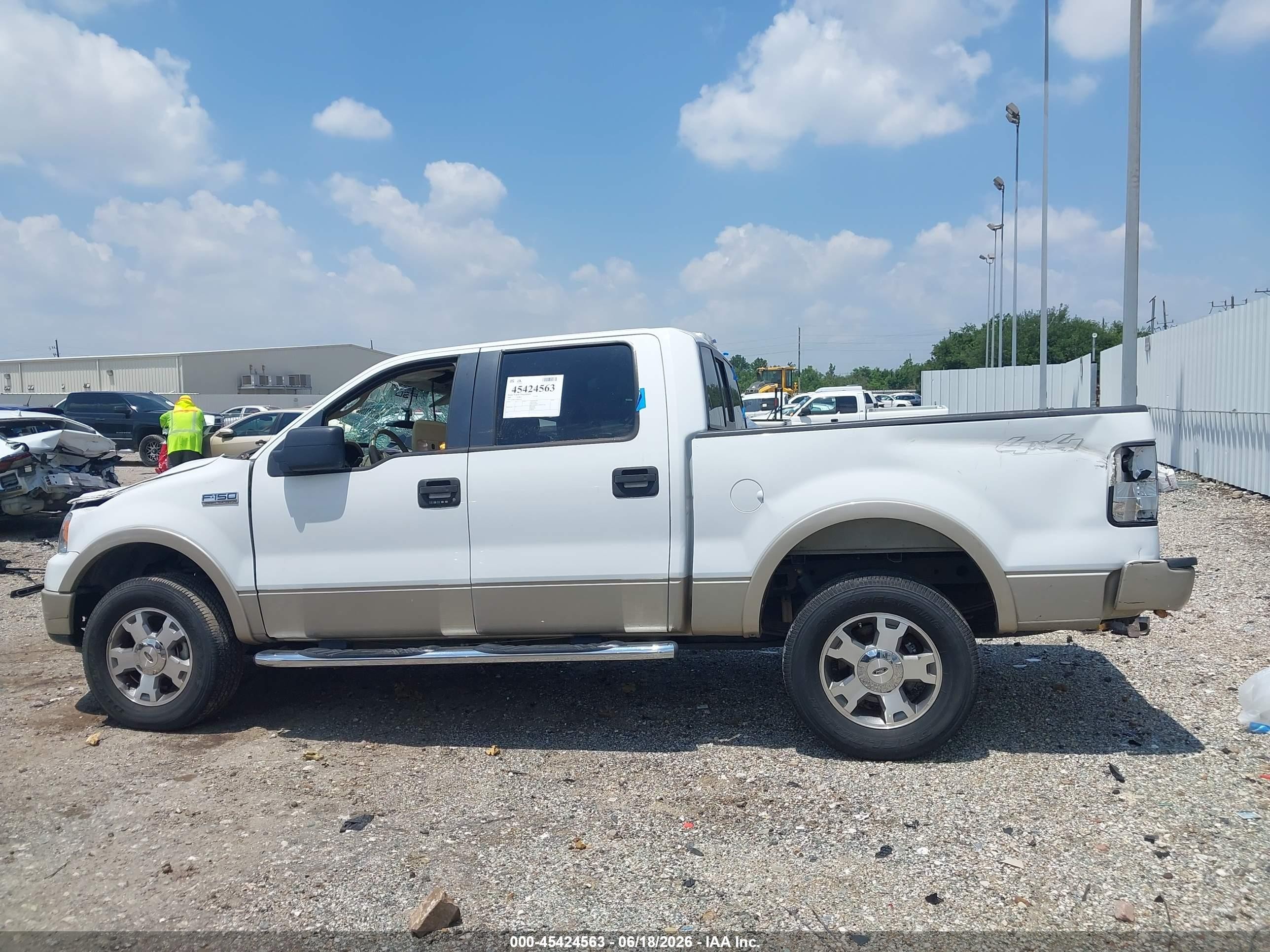 2008 Ford F-150 60th Anniversary/fx4/king Ranch/lariat/xlt Белый vin: 1FTPW14V48FB39162