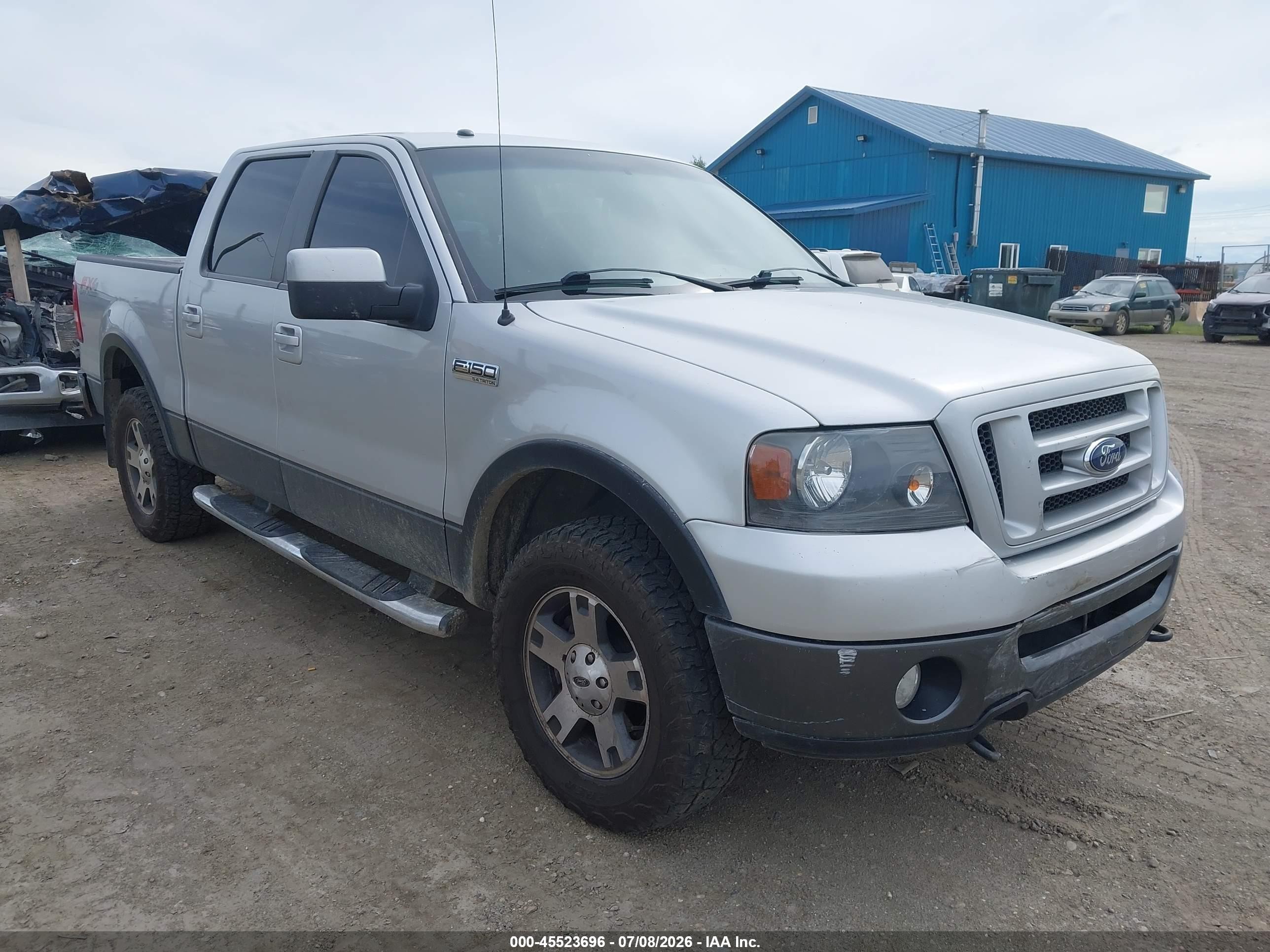 2008 Ford F-150 60th Anniversary/fx4/king Ranch/lariat/xlt Silver vin: 1FTPW14V48FB68242