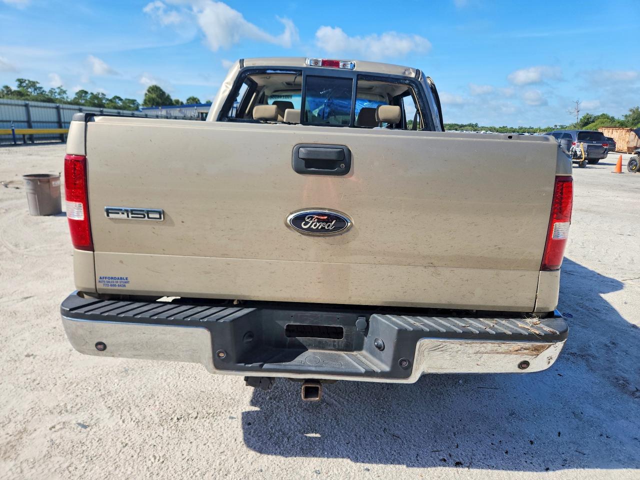 2008 Ford F150 Supercrew Beige vin: 1FTPW14V48FB77233