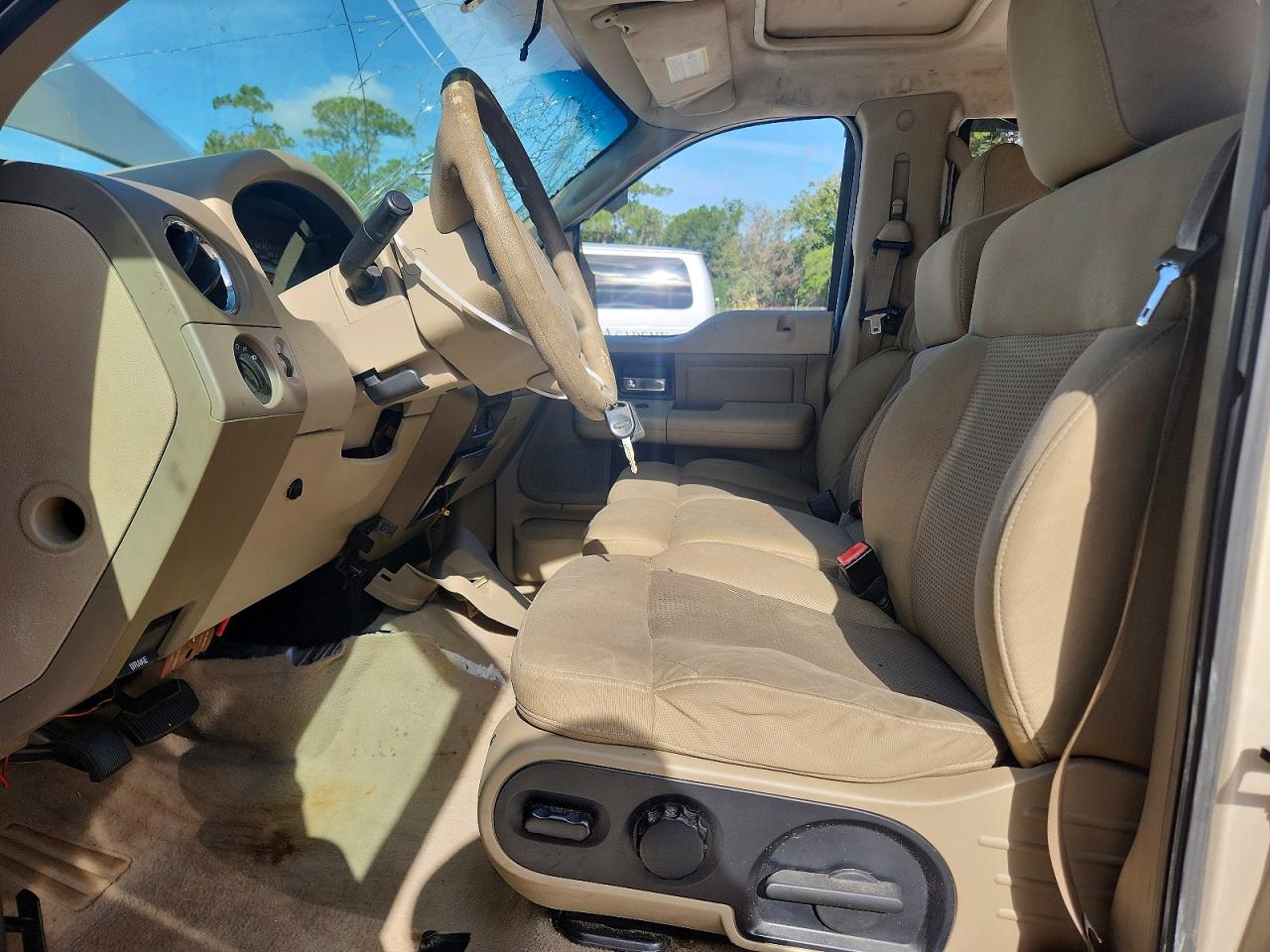2008 Ford F150 Supercrew Beige vin: 1FTPW14V48FB77233