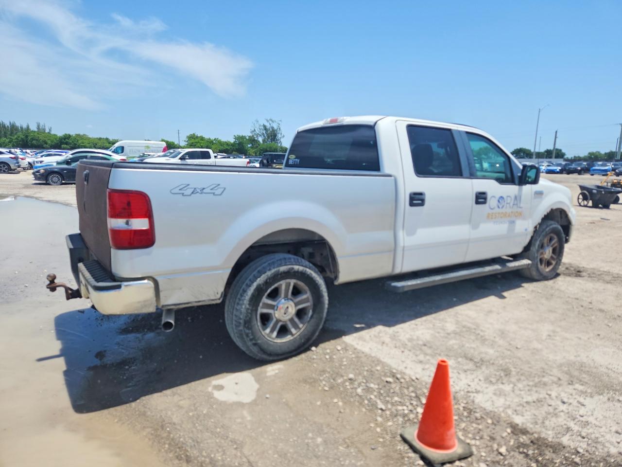 2008 Ford F150 Supercrew White vin: 1FTPW14V48FC04852
