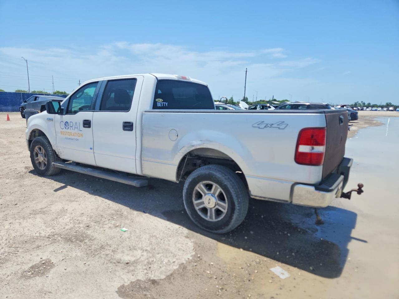 2008 Ford F150 Supercrew White vin: 1FTPW14V48FC04852