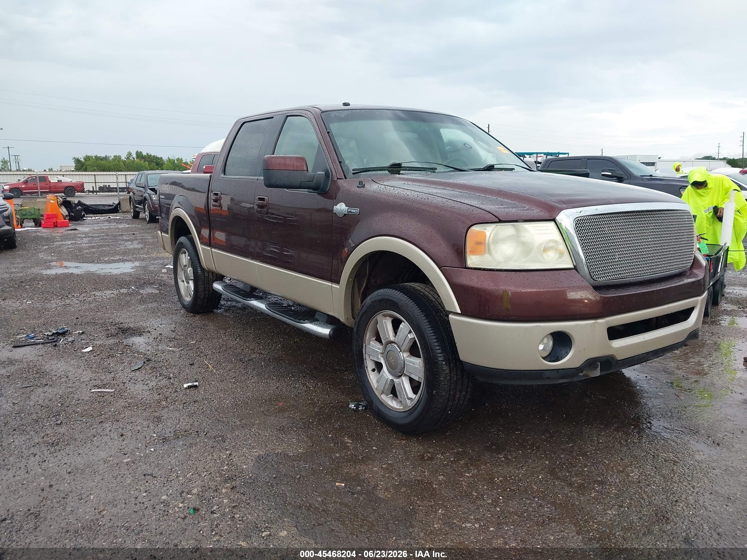 2008 Ford F-150 60th Anniversary/fx4/king Ranch/lariat/xlt Maroon vin: 1FTPW14V48KB22062
