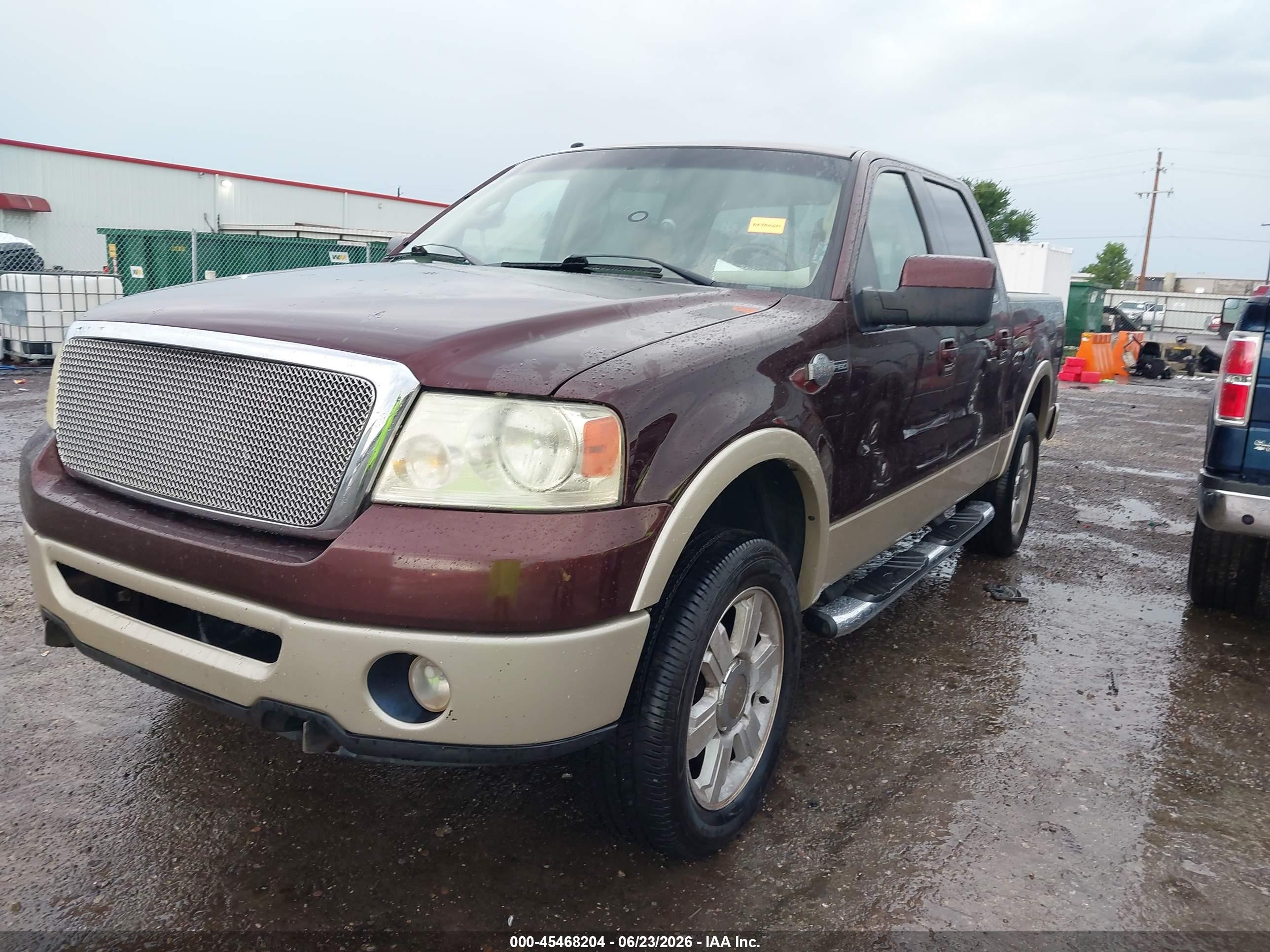 2008 Ford F-150 60th Anniversary/fx4/king Ranch/lariat/xlt Maroon vin: 1FTPW14V48KB22062