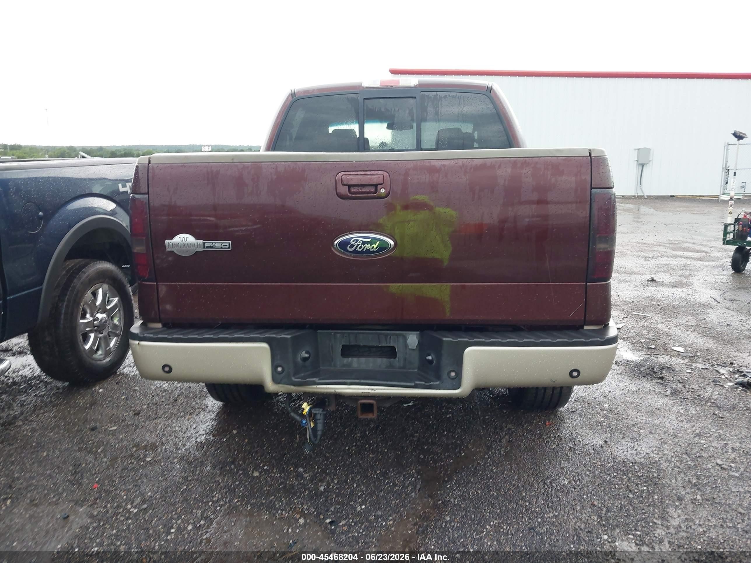 2008 Ford F-150 60th Anniversary/fx4/king Ranch/lariat/xlt Maroon vin: 1FTPW14V48KB22062