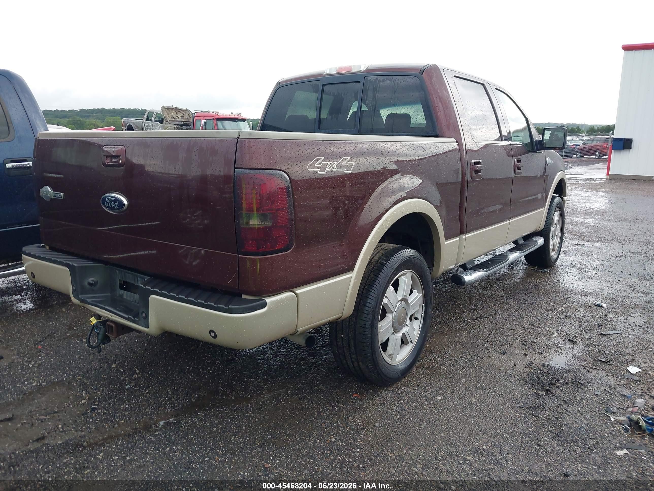 2008 Ford F-150 60th Anniversary/fx4/king Ranch/lariat/xlt Maroon vin: 1FTPW14V48KB22062