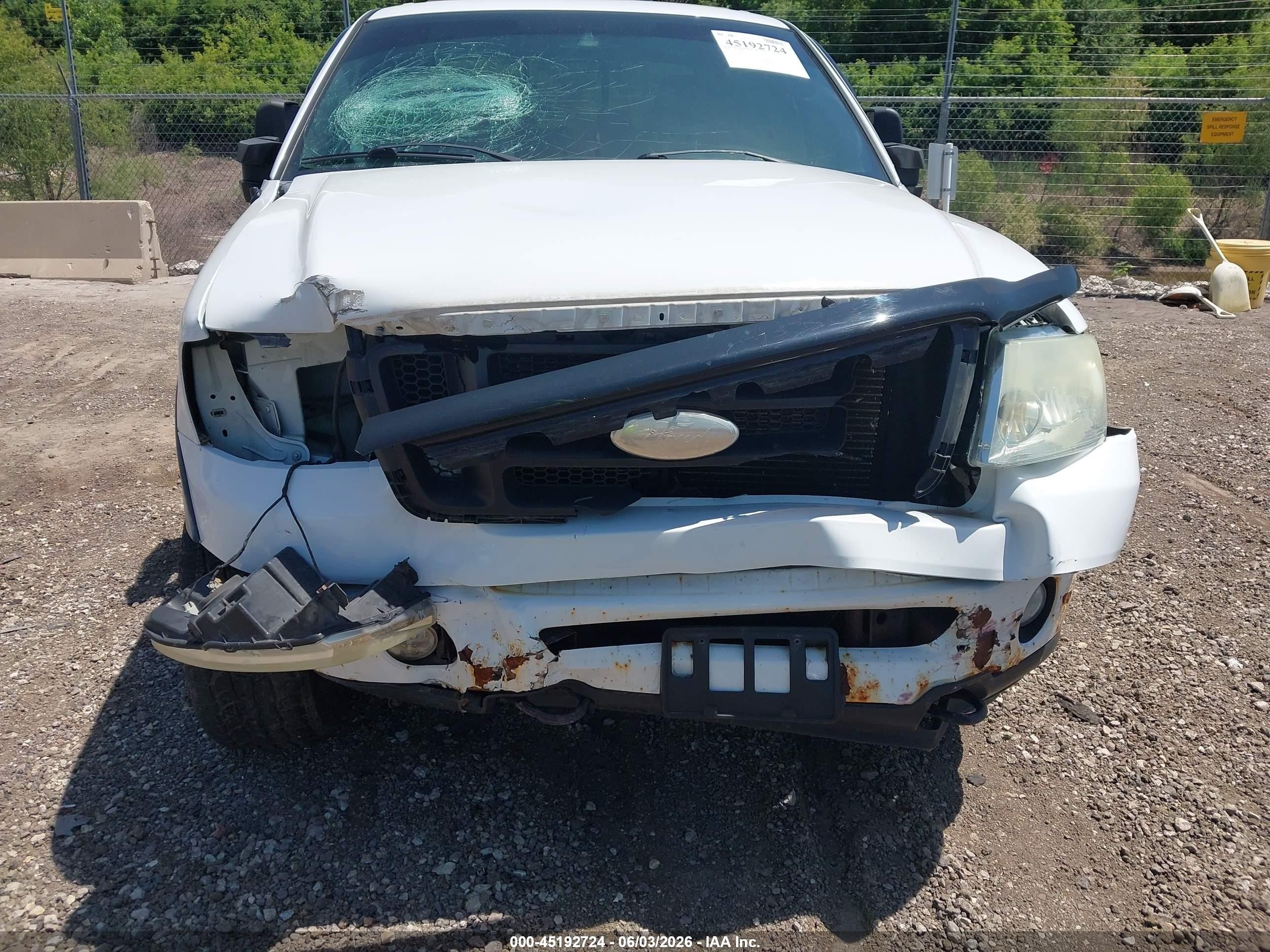 2008 Ford F-150 Fx4 White vin: 1FTPW14V48KC26289