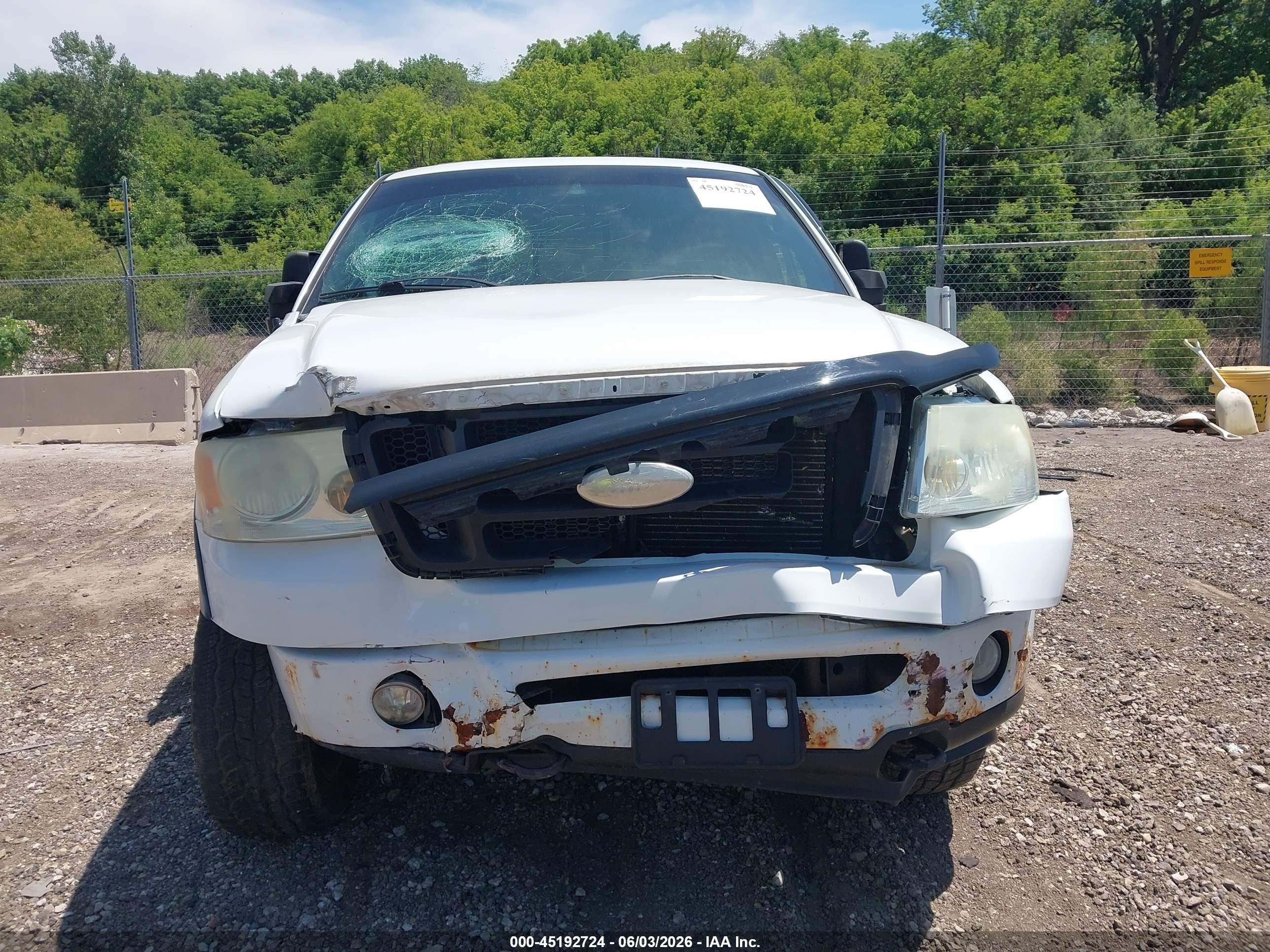 2008 Ford F-150 Fx4 White vin: 1FTPW14V48KC26289