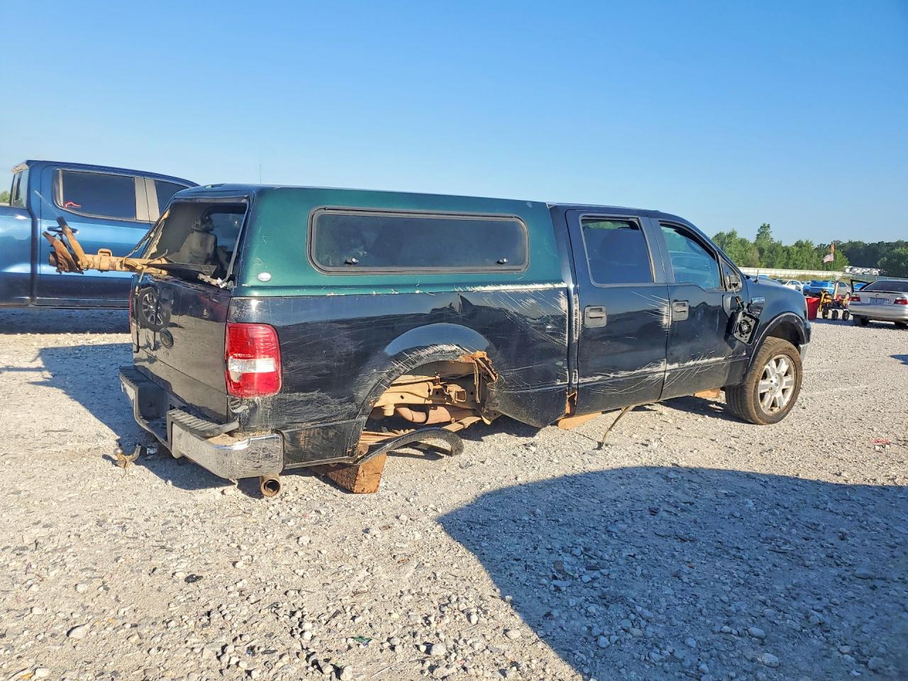 2008 Ford F150 Supercrew Black vin: 1FTPW14V48KE84151