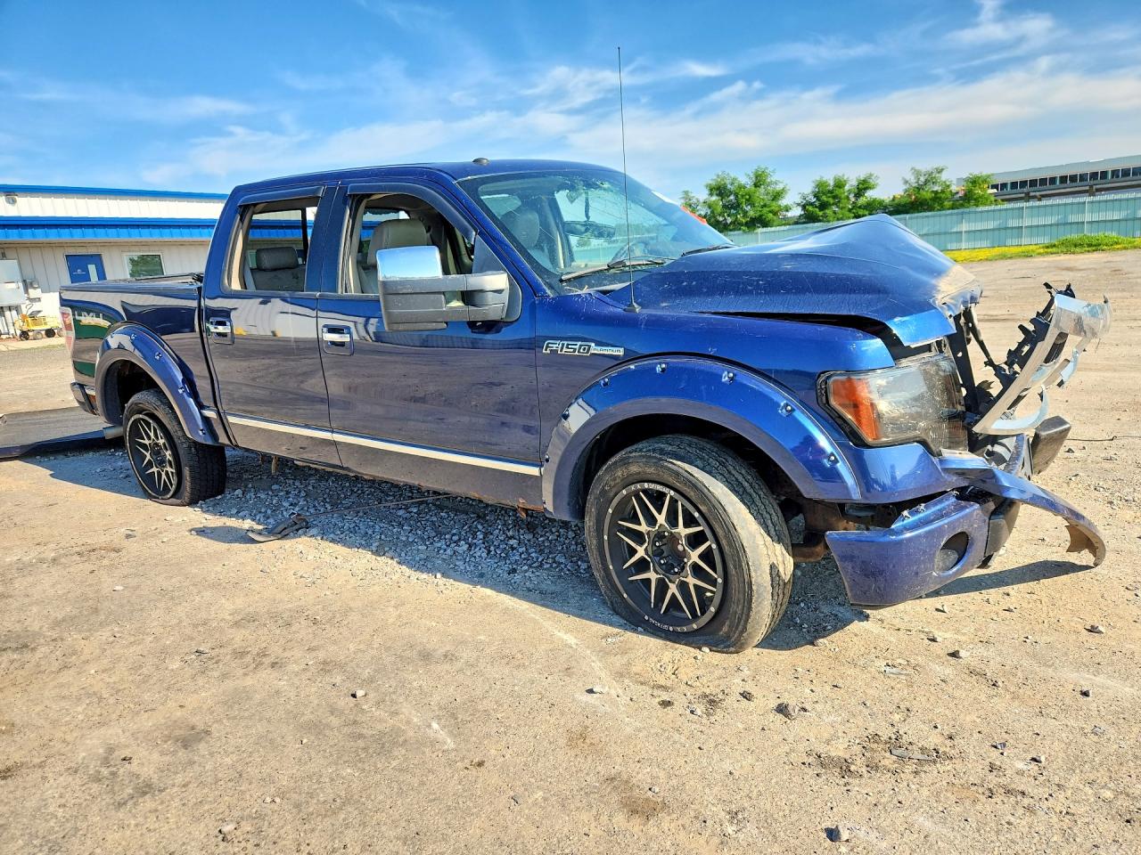 2009 Ford F150 Supercrew Blue vin: 1FTPW14V49FA28855
