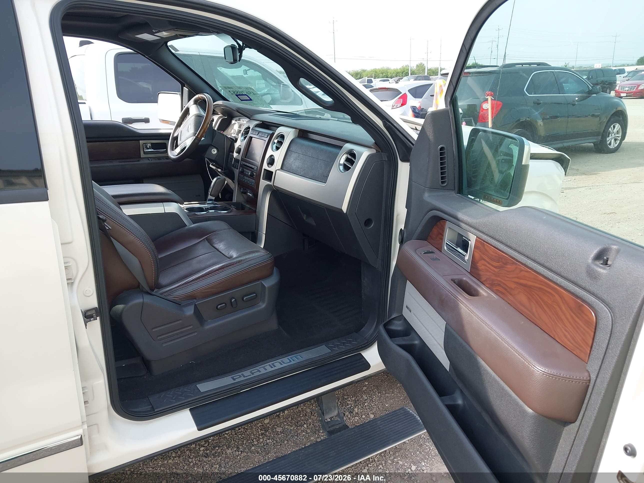 2009 Ford F-150 Fx4/king Ranch/lariat/platinum/xl/xlt White vin: 1FTPW14V49FA79983
