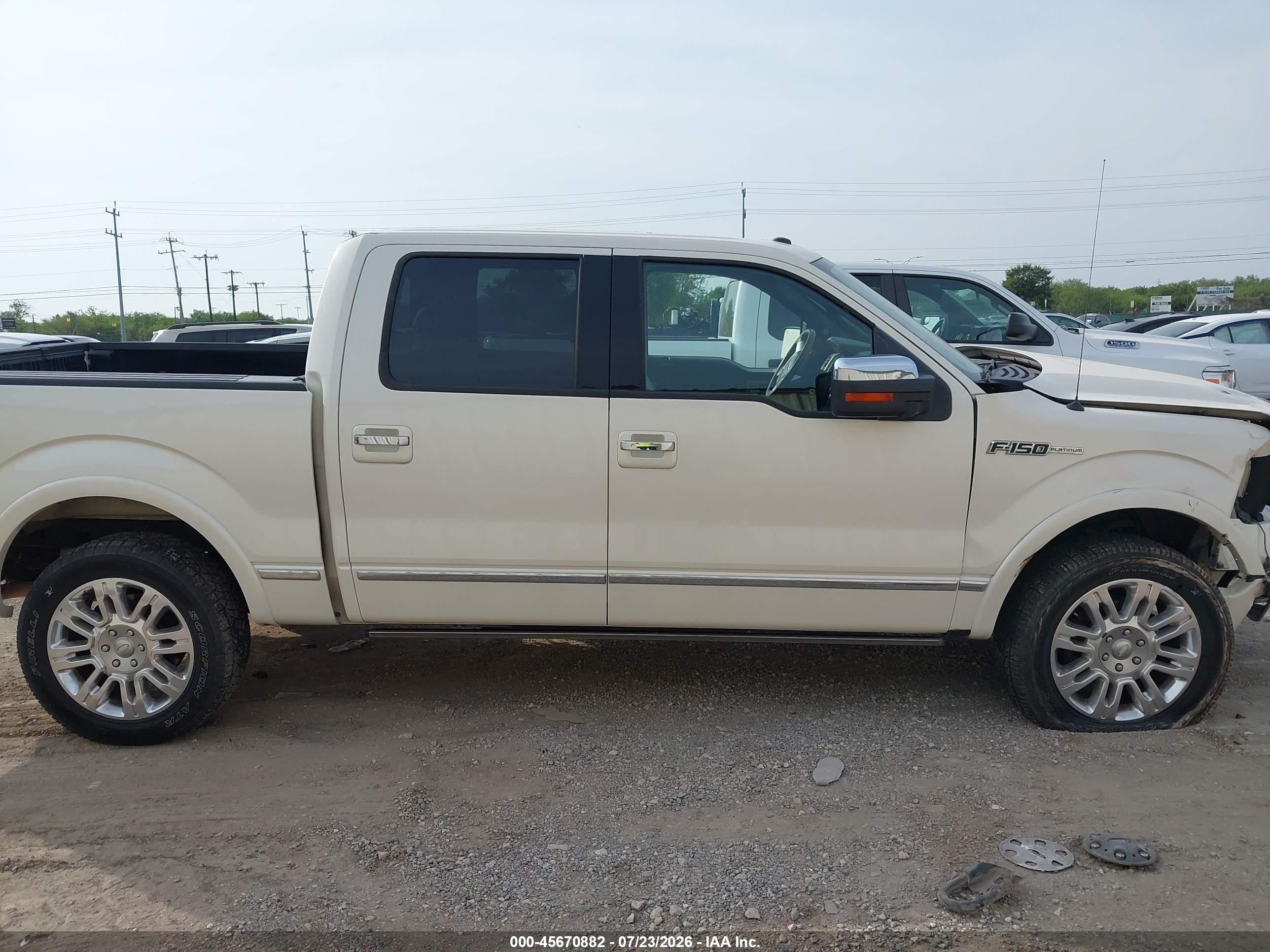 2009 Ford F-150 Fx4/king Ranch/lariat/platinum/xl/xlt White vin: 1FTPW14V49FA79983