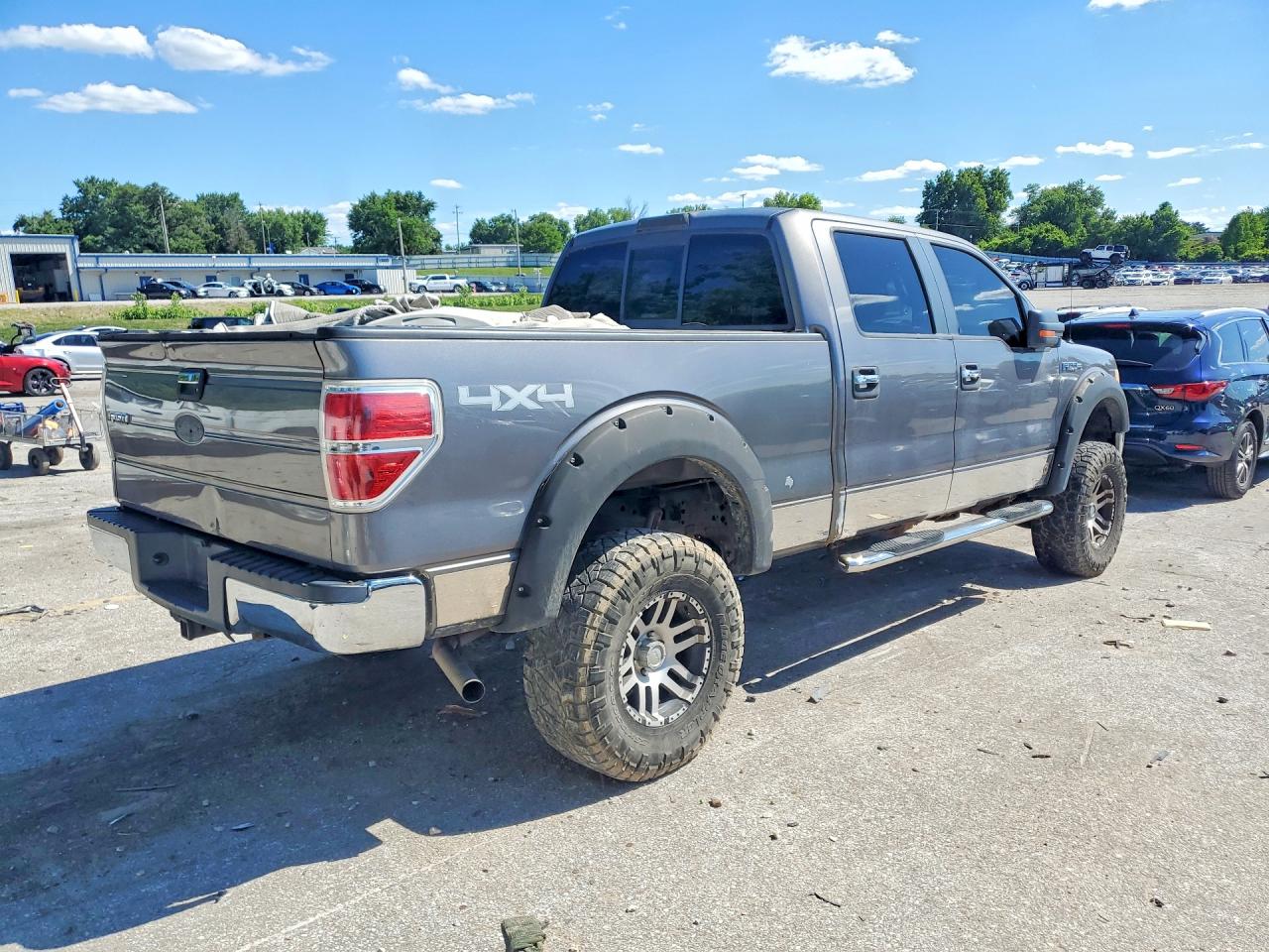 2009 Ford F150 Supercrew Gray vin: 1FTPW14V49FA82432