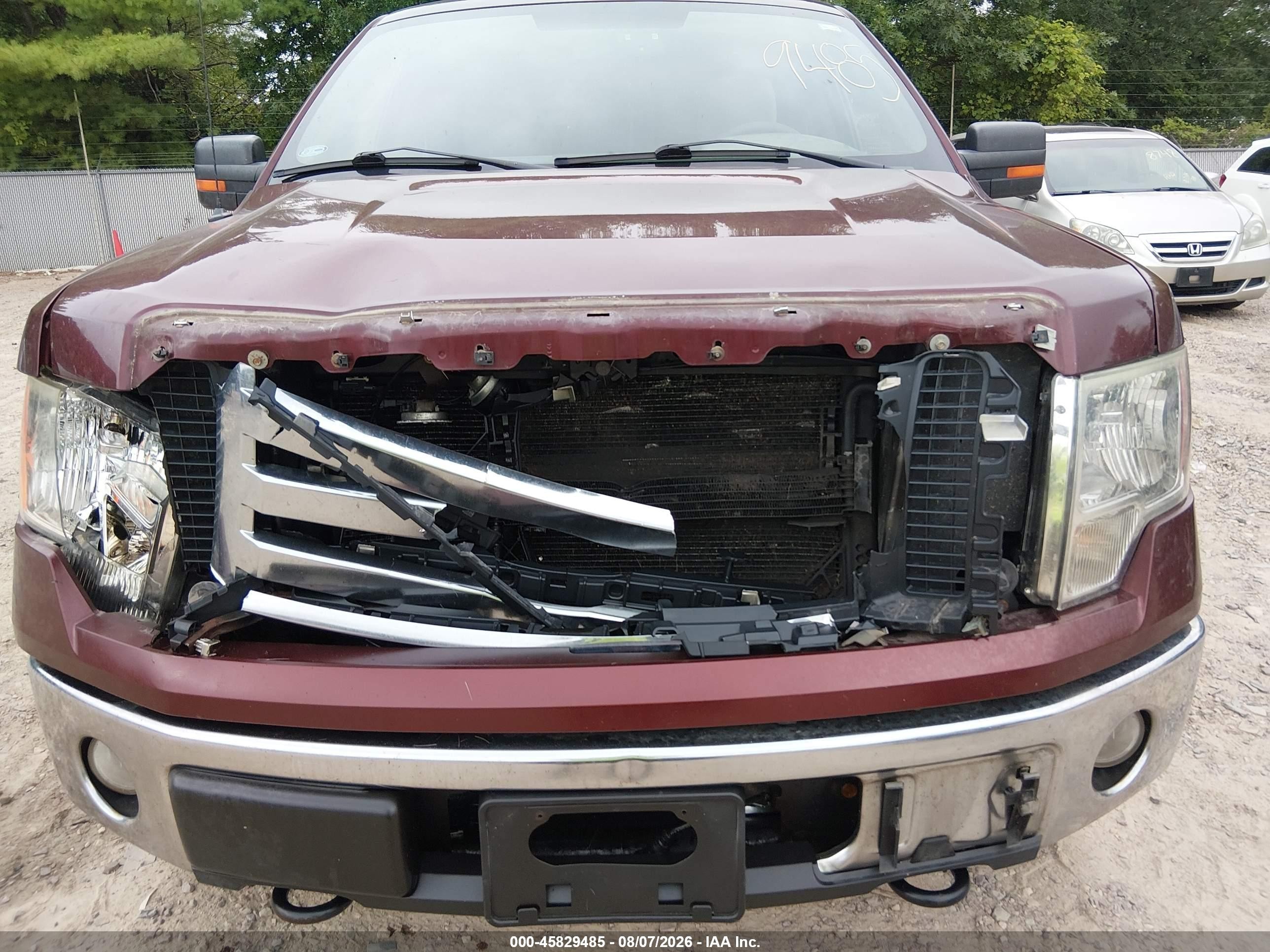 2009 Ford F-150 Fx4/king Ranch/lariat/platinum/xl/xlt Maroon vin: 1FTPW14V49KC62551