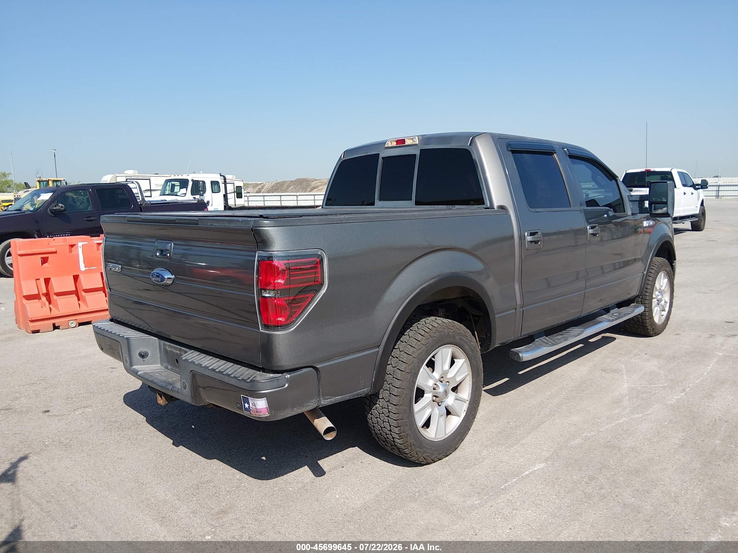 2009 Ford F-150 Fx4/king Ranch/lariat/platinum/xl/xlt Gray vin: 1FTPW14V49KC75624