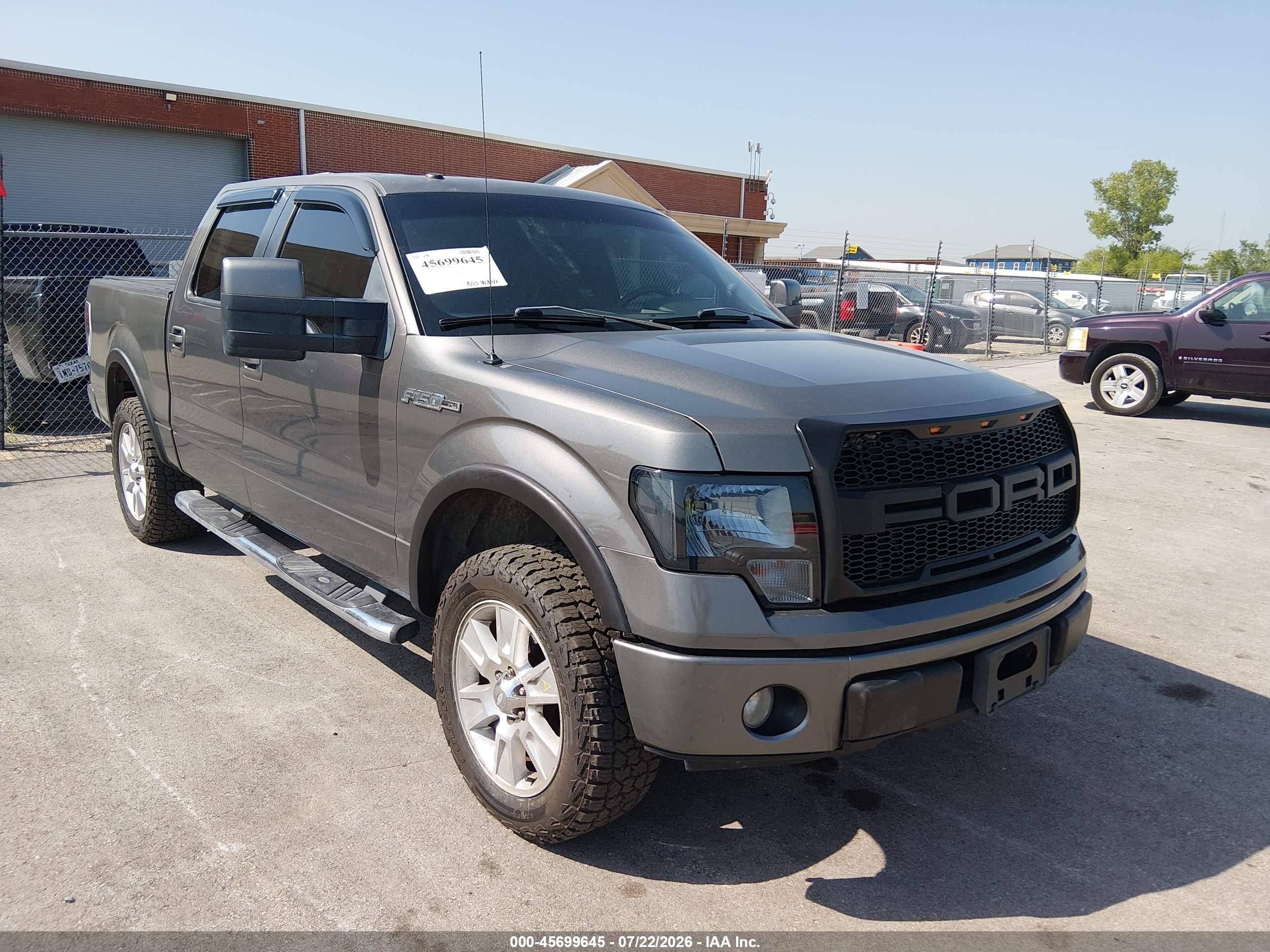 2009 Ford F-150 Fx4/king Ranch/lariat/platinum/xl/xlt Gray vin: 1FTPW14V49KC75624