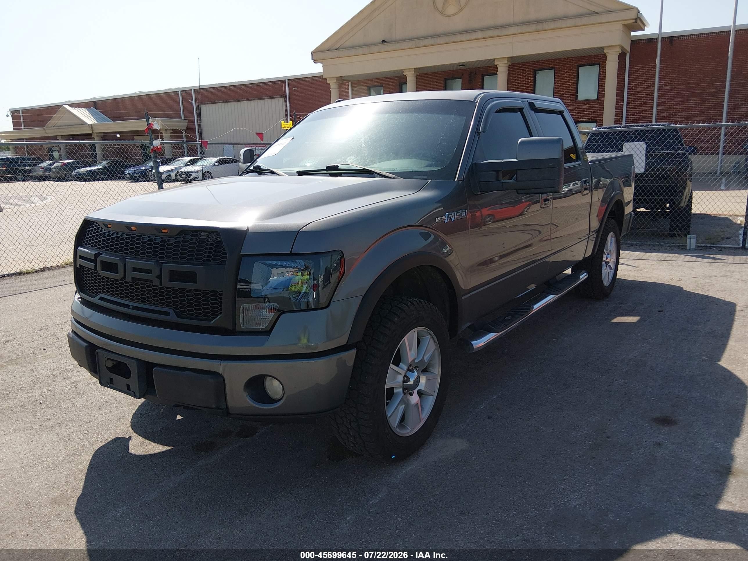 2009 Ford F-150 Fx4/king Ranch/lariat/platinum/xl/xlt Gray vin: 1FTPW14V49KC75624