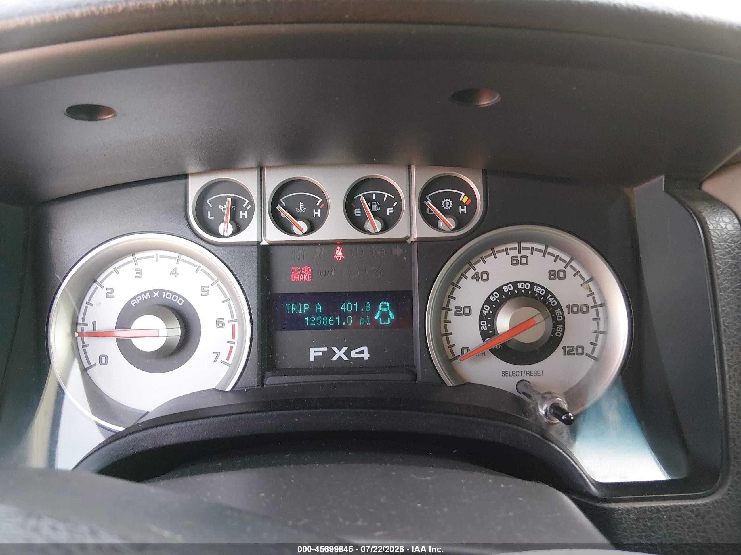 2009 Ford F-150 Fx4/king Ranch/lariat/platinum/xl/xlt Gray vin: 1FTPW14V49KC75624