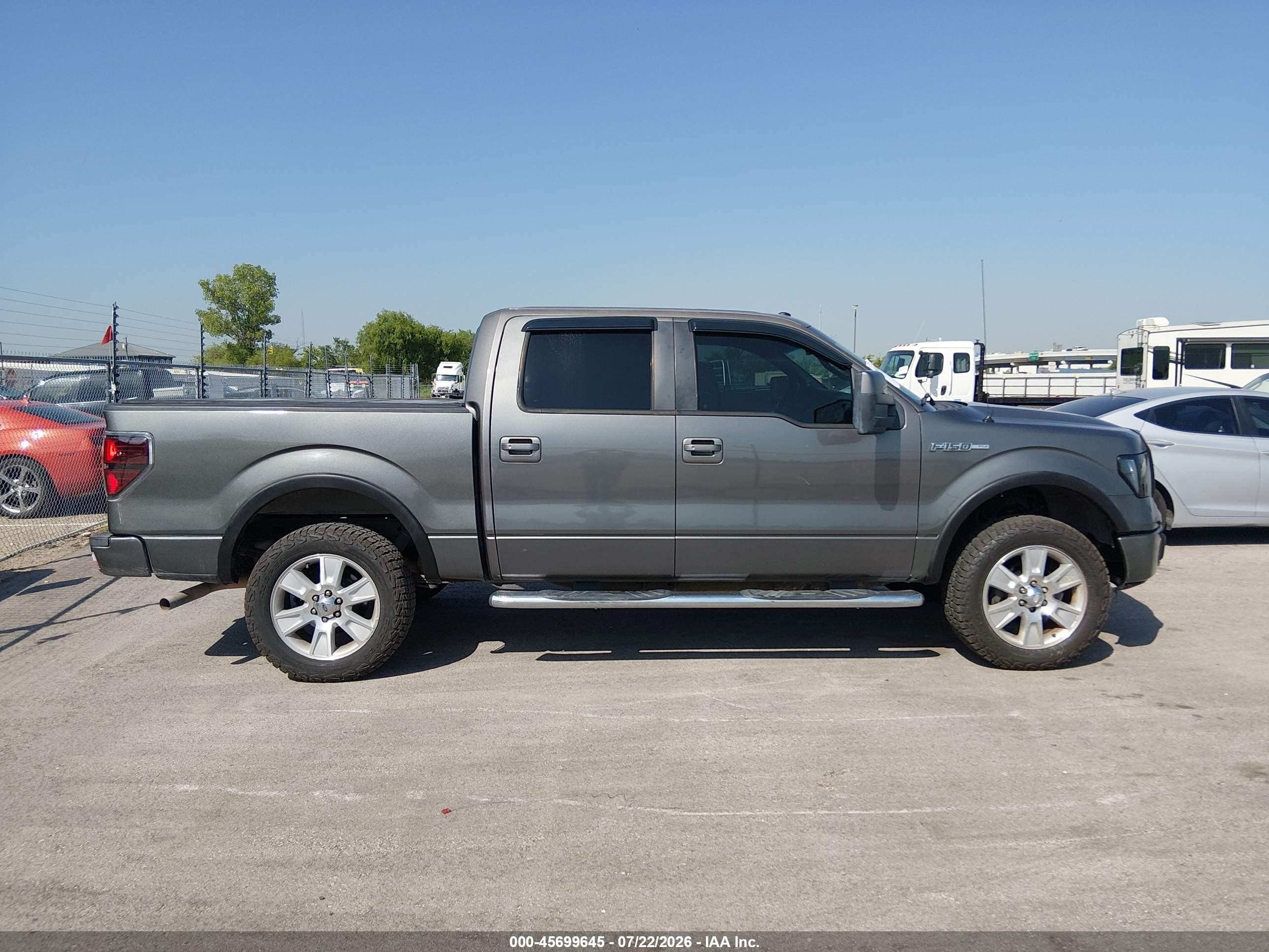 2009 Ford F-150 Fx4/king Ranch/lariat/platinum/xl/xlt Gray vin: 1FTPW14V49KC75624
