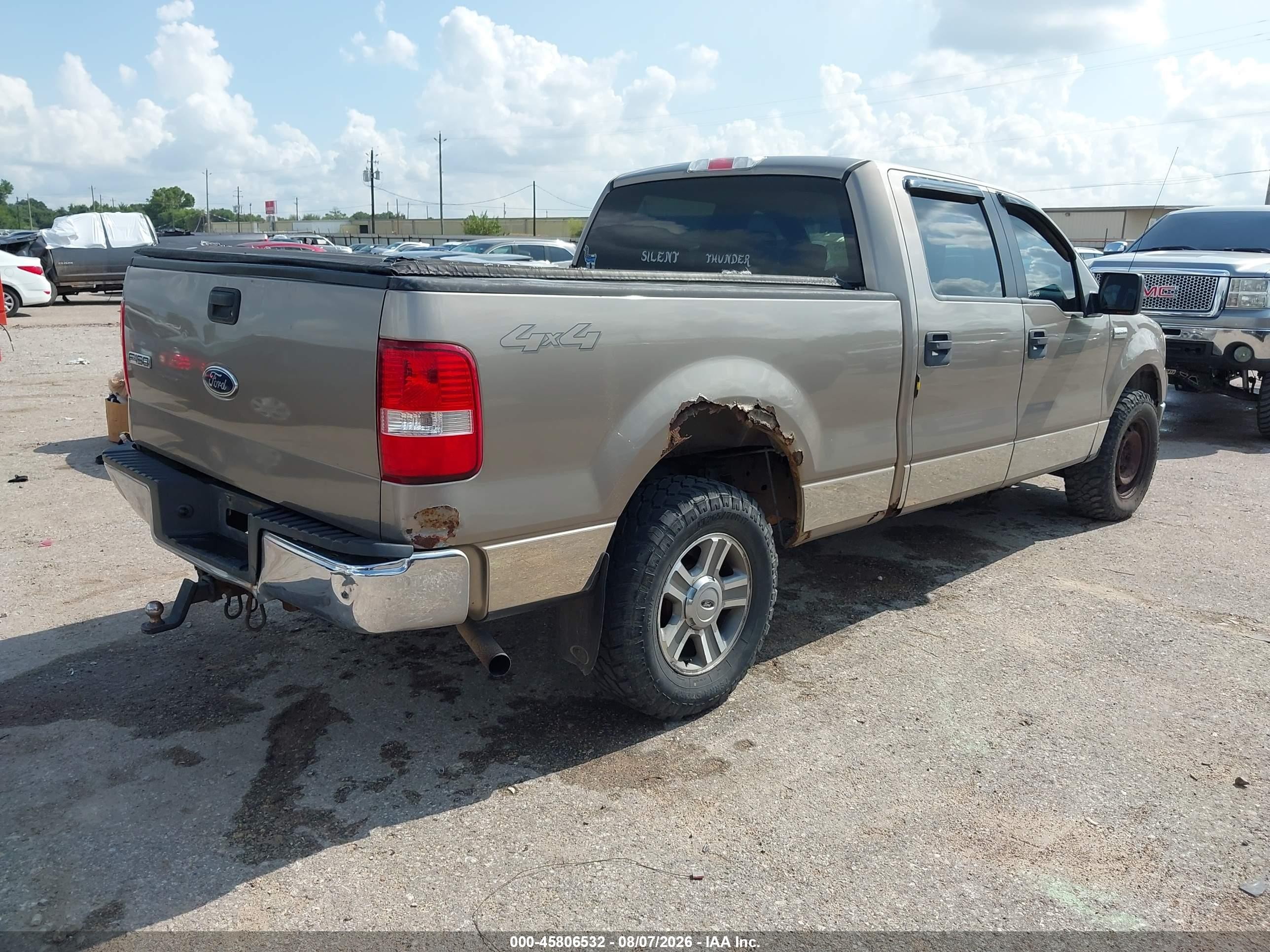 2006 Ford F-150 Fx4/lariat/xlt Gold vin: 1FTPW14V56FB26207