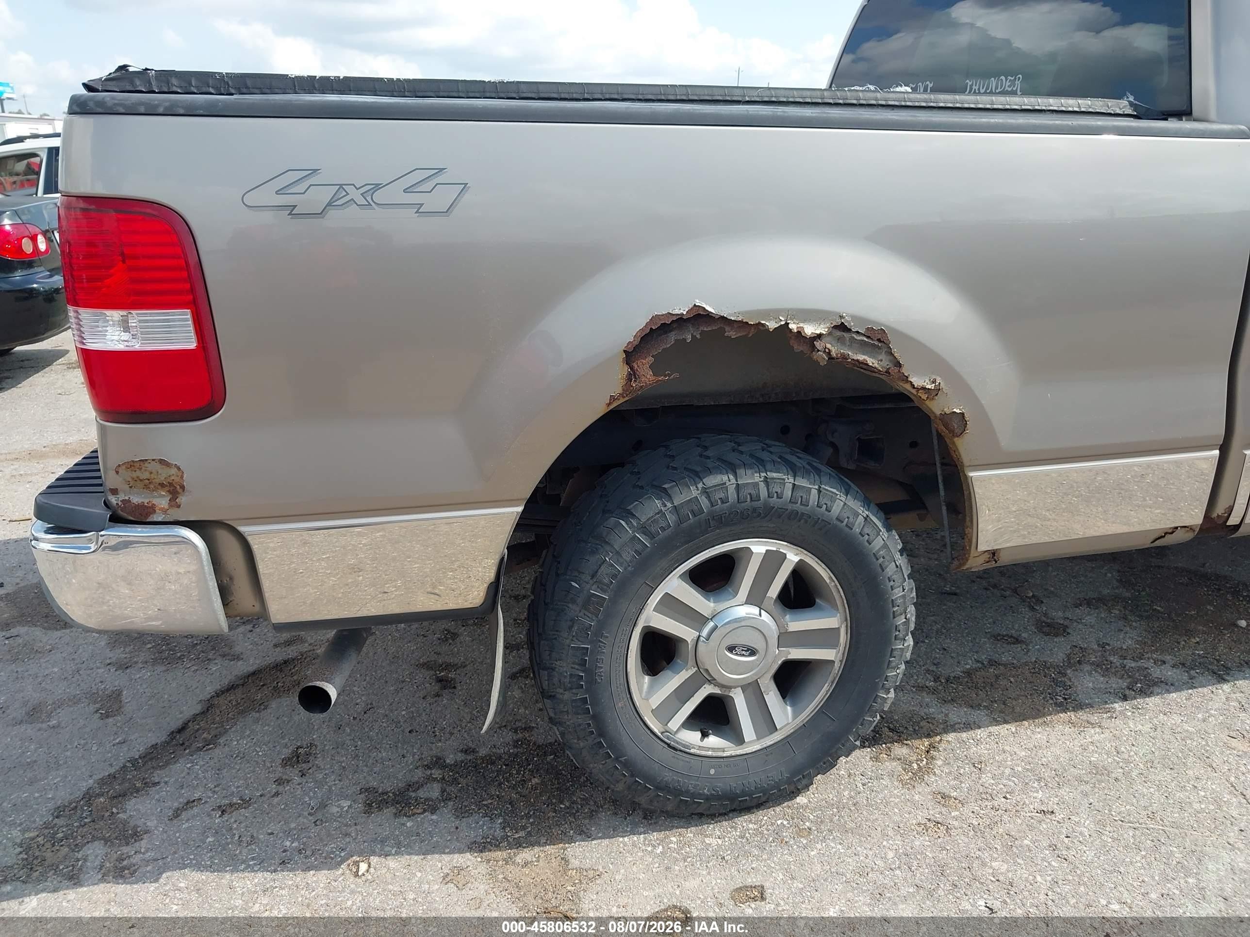 2006 Ford F-150 Fx4/lariat/xlt Gold vin: 1FTPW14V56FB26207