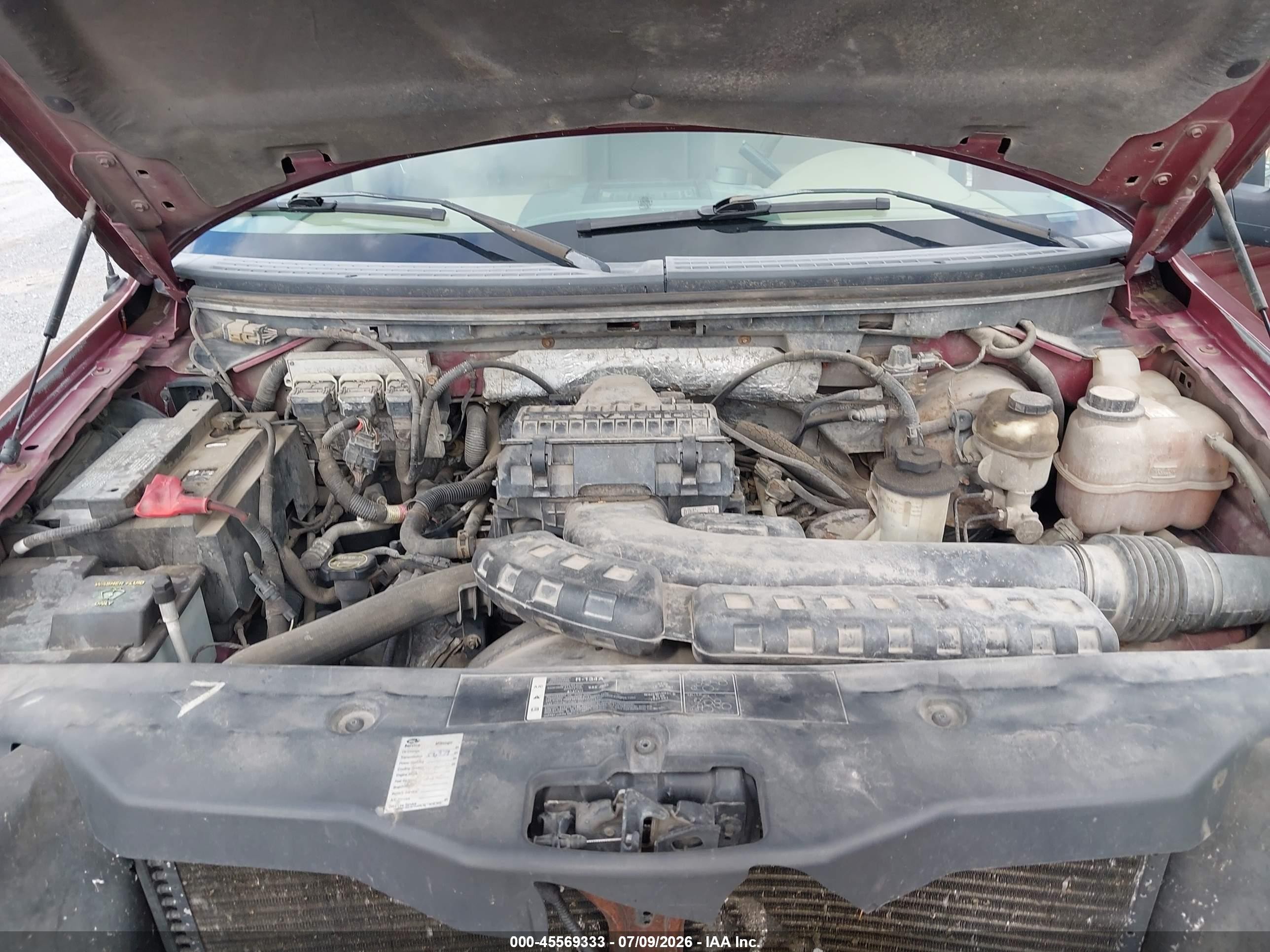 2006 Ford F-150 Fx4/lariat/xlt Maroon vin: 1FTPW14V56FB31763