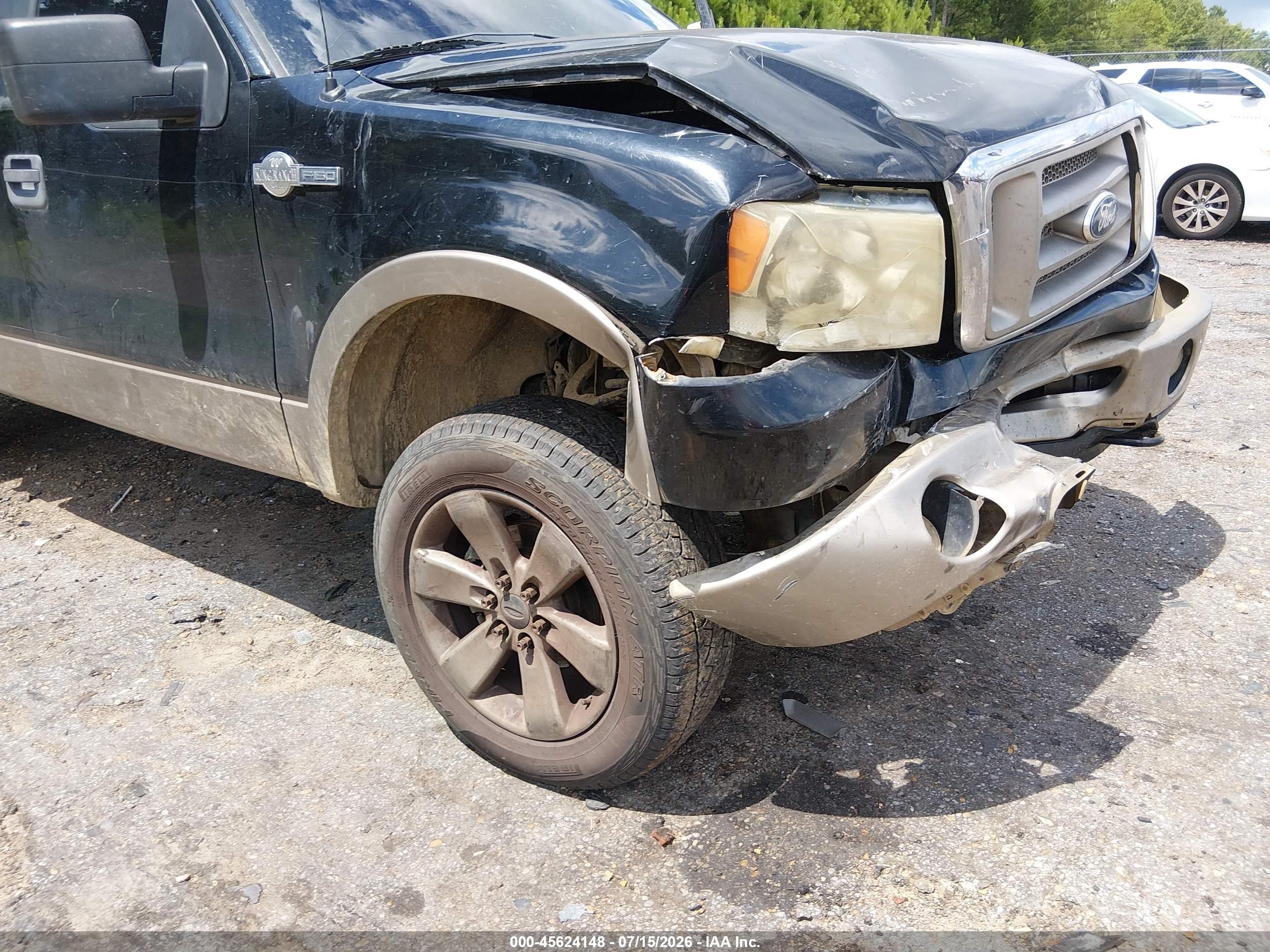 2006 Ford F-150 Fx4/lariat/xlt Black vin: 1FTPW14V56KD68602