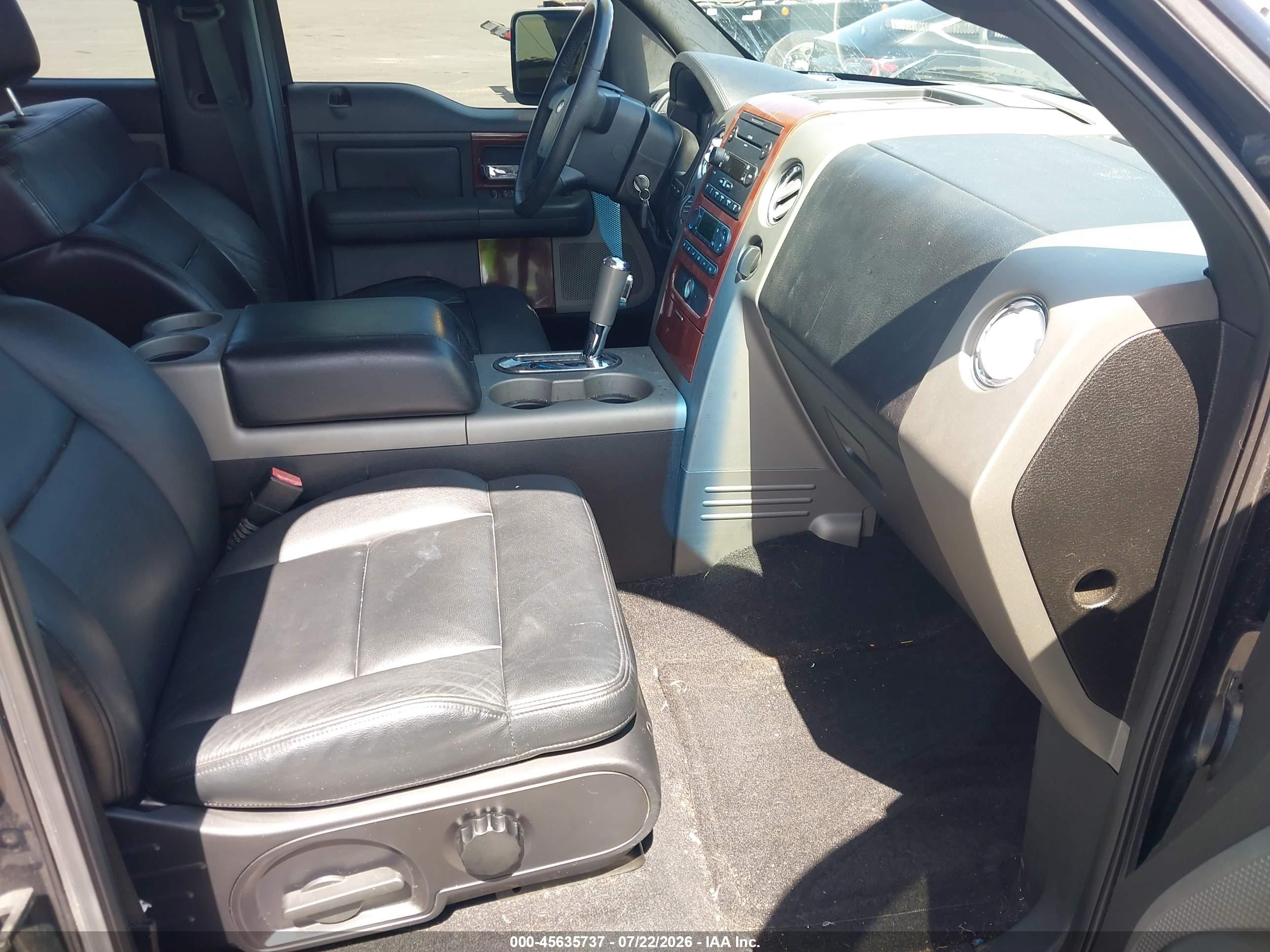 2007 Ford F-150 Fx4/lariat/xlt Black vin: 1FTPW14V57FA33091