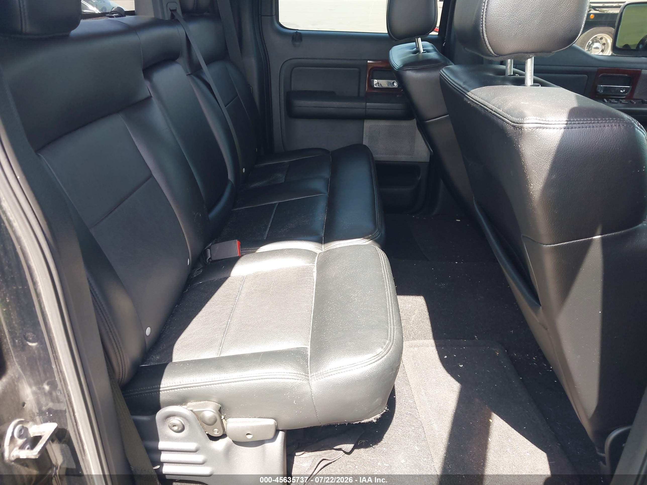 2007 Ford F-150 Fx4/lariat/xlt Black vin: 1FTPW14V57FA33091