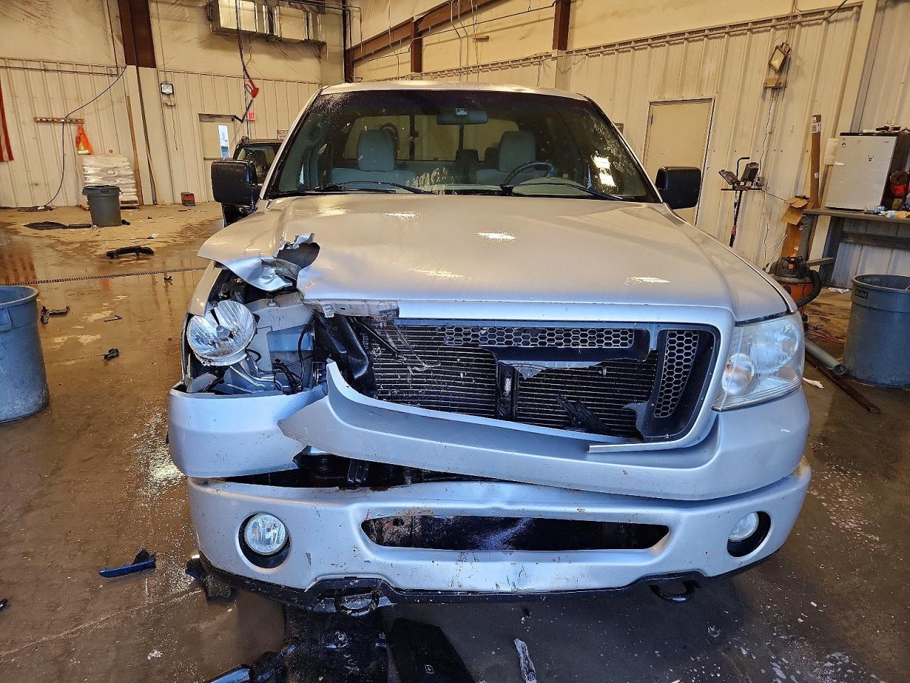 2007 Ford F150 Supercrew Silver vin: 1FTPW14V57FB50489