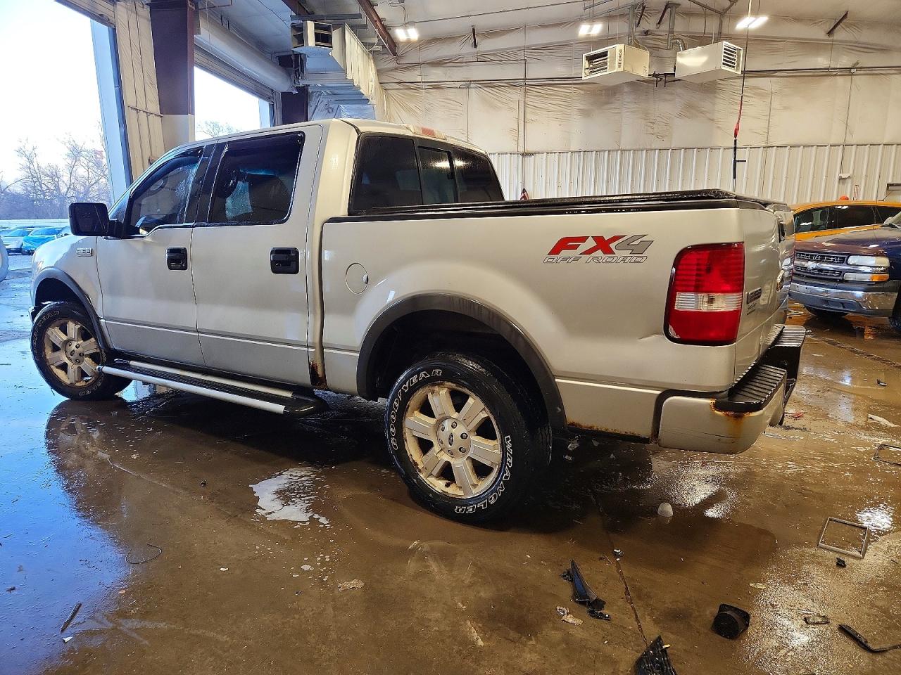 2007 Ford F150 Supercrew Silver vin: 1FTPW14V57FB50489