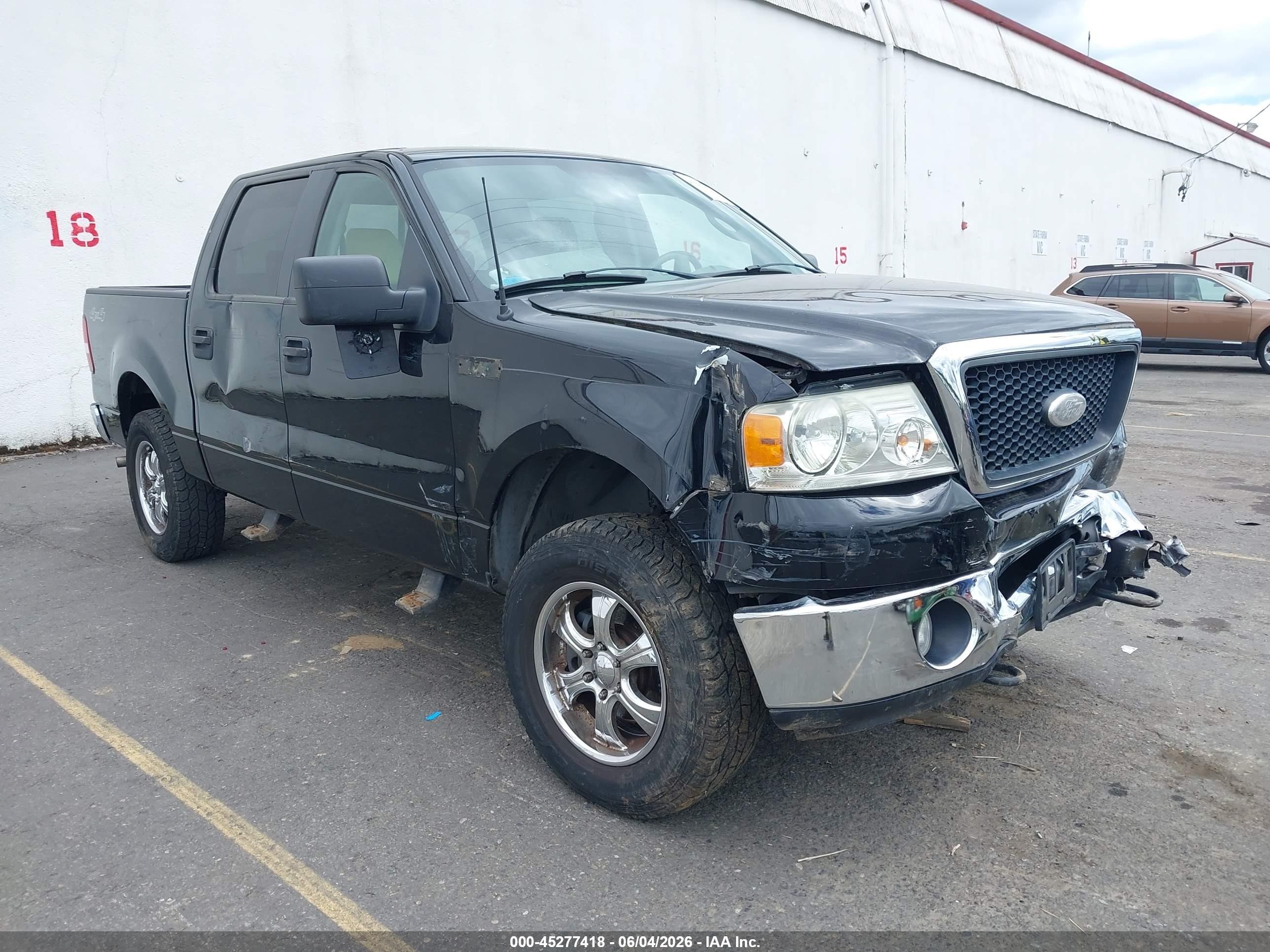 2007 Ford F-150 Fx4/lariat/xlt Black vin: 1FTPW14V57FB72766