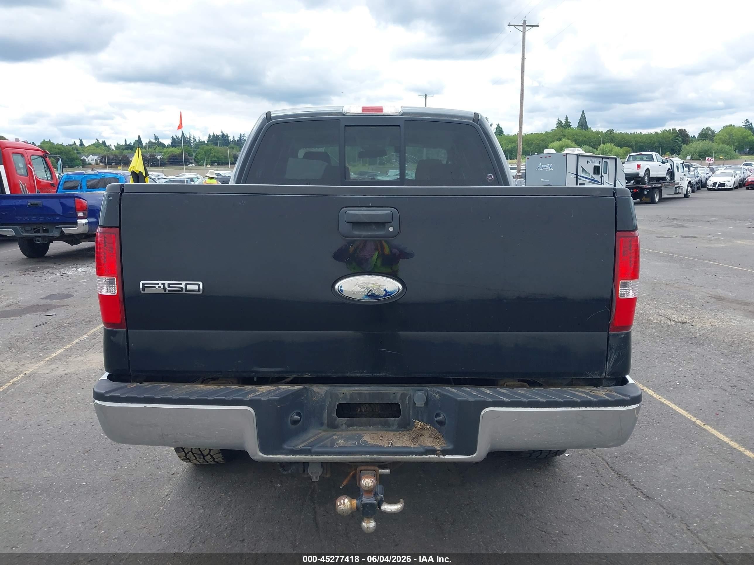 2007 Ford F-150 Fx4/lariat/xlt Black vin: 1FTPW14V57FB72766