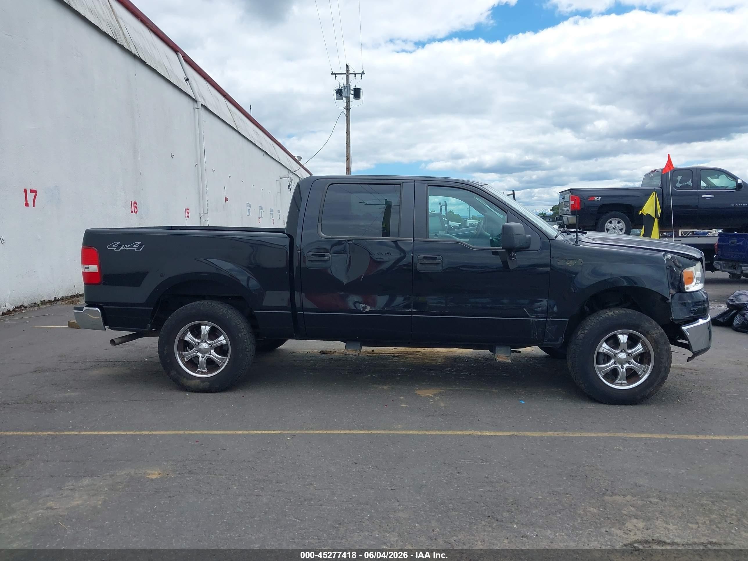2007 Ford F-150 Fx4/lariat/xlt Black vin: 1FTPW14V57FB72766