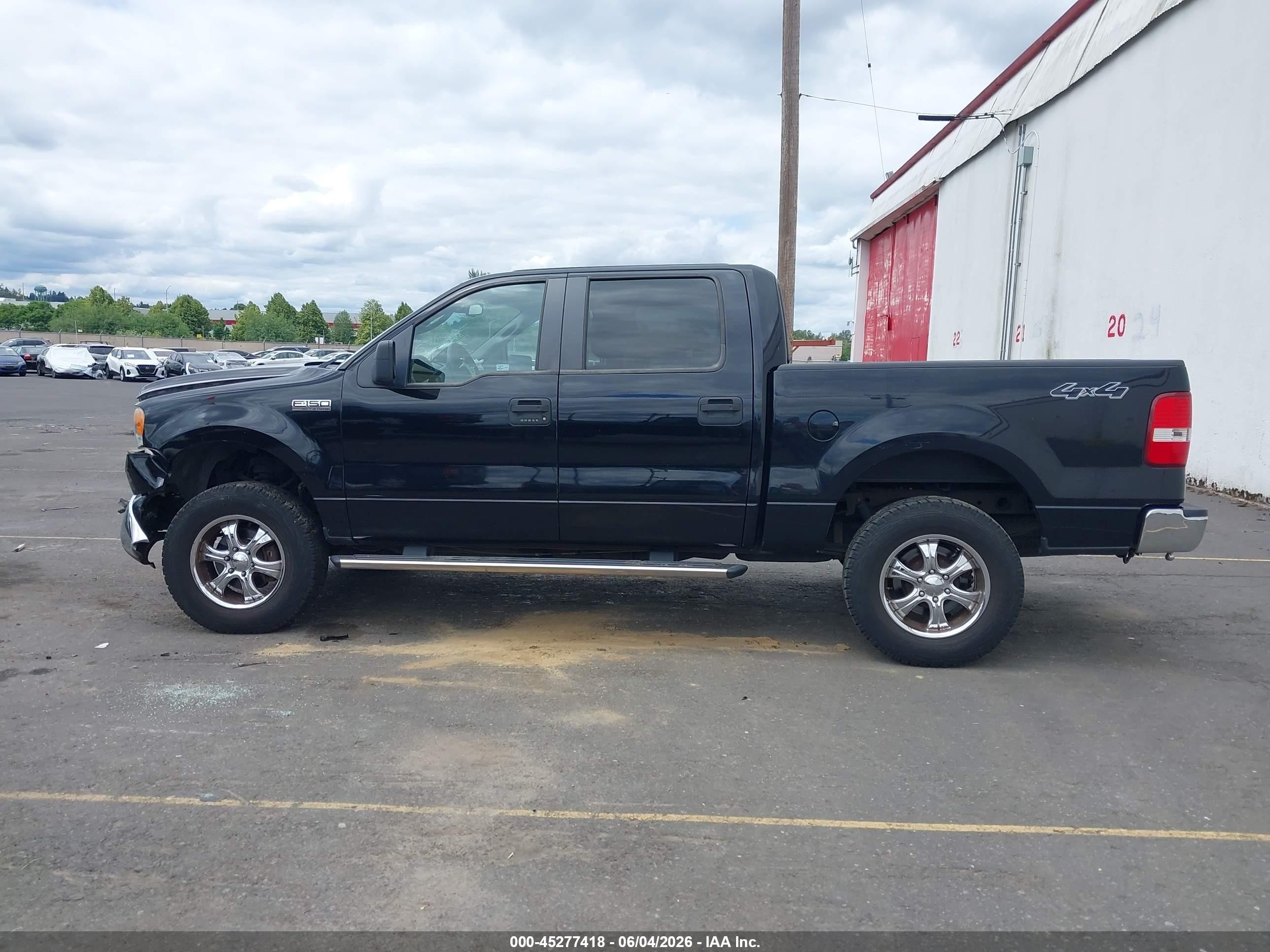 2007 Ford F-150 Fx4/lariat/xlt Black vin: 1FTPW14V57FB72766