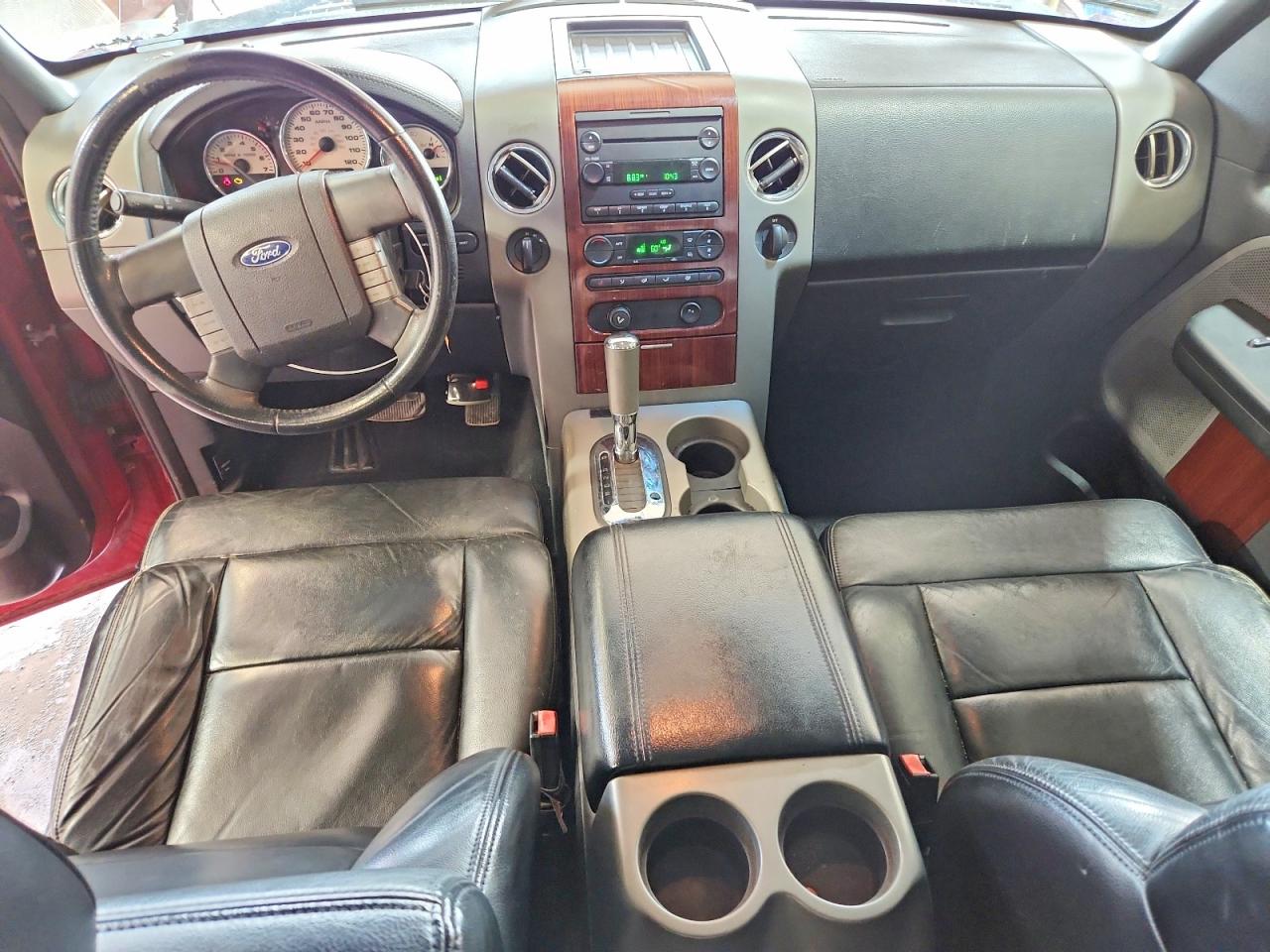 2007 Ford F150 Supercrew Maroon vin: 1FTPW14V57FB73836