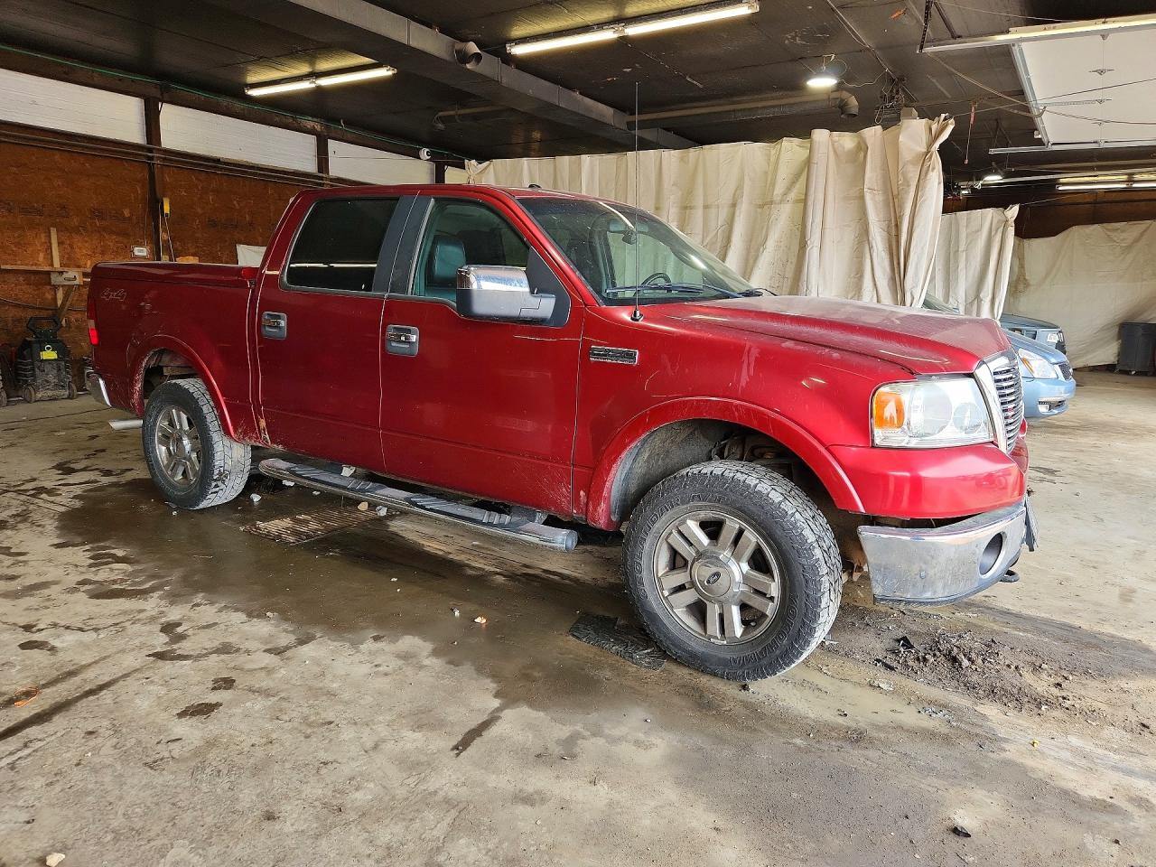 2007 Ford F150 Supercrew Maroon vin: 1FTPW14V57FB73836
