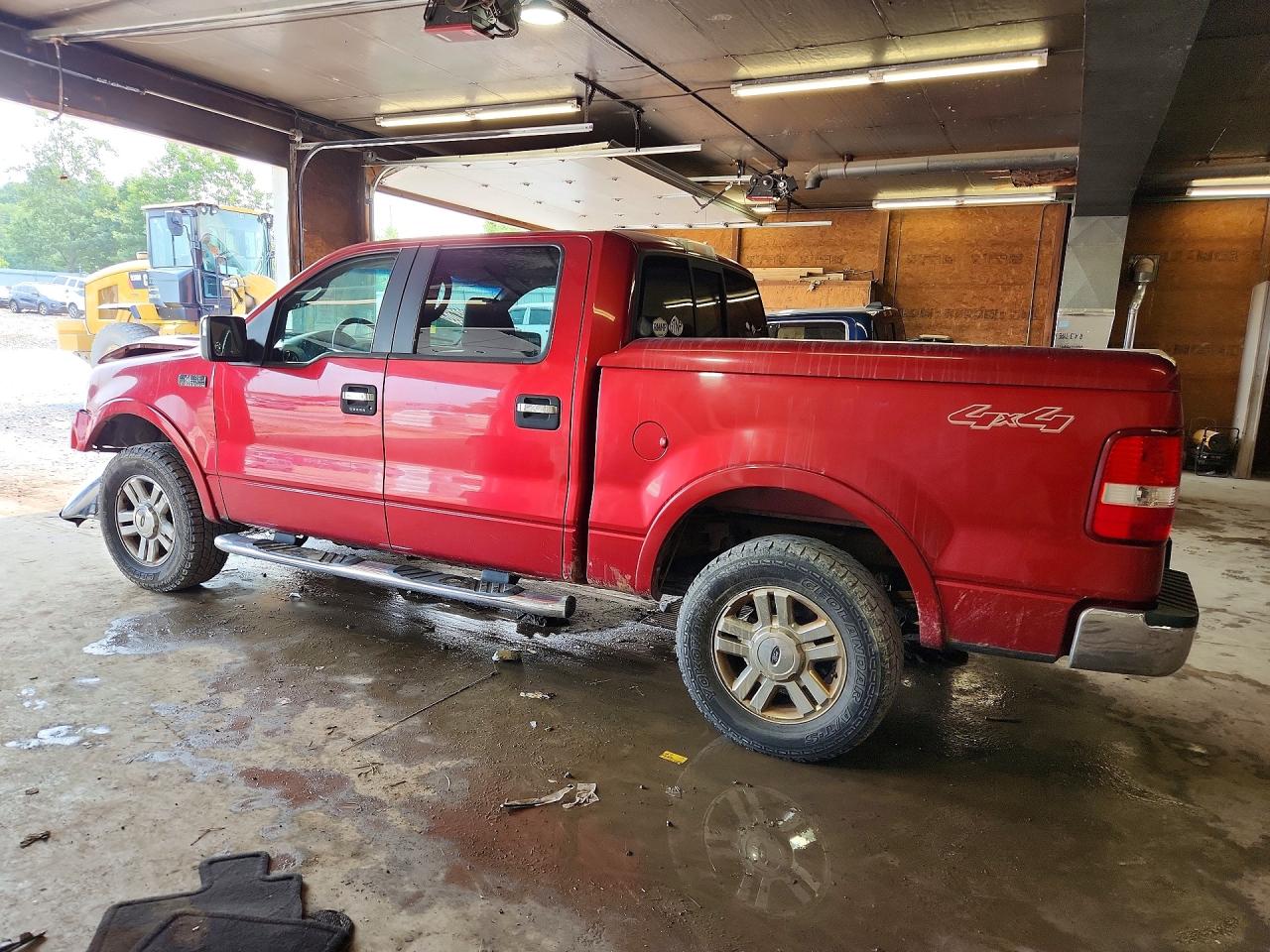 2007 Ford F150 Supercrew Maroon vin: 1FTPW14V57FB73836