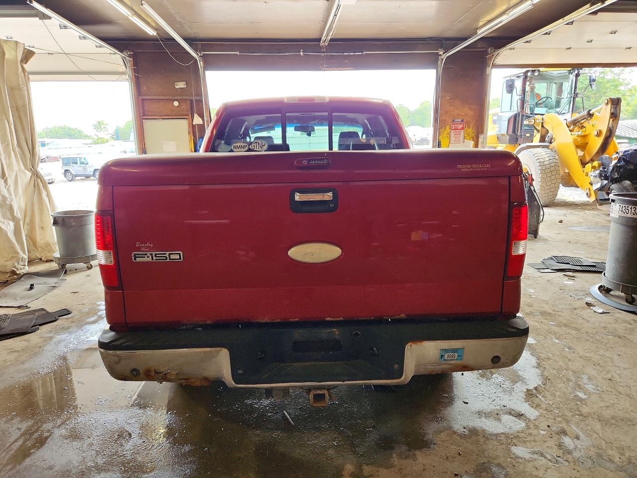 2007 Ford F150 Supercrew Maroon vin: 1FTPW14V57FB73836