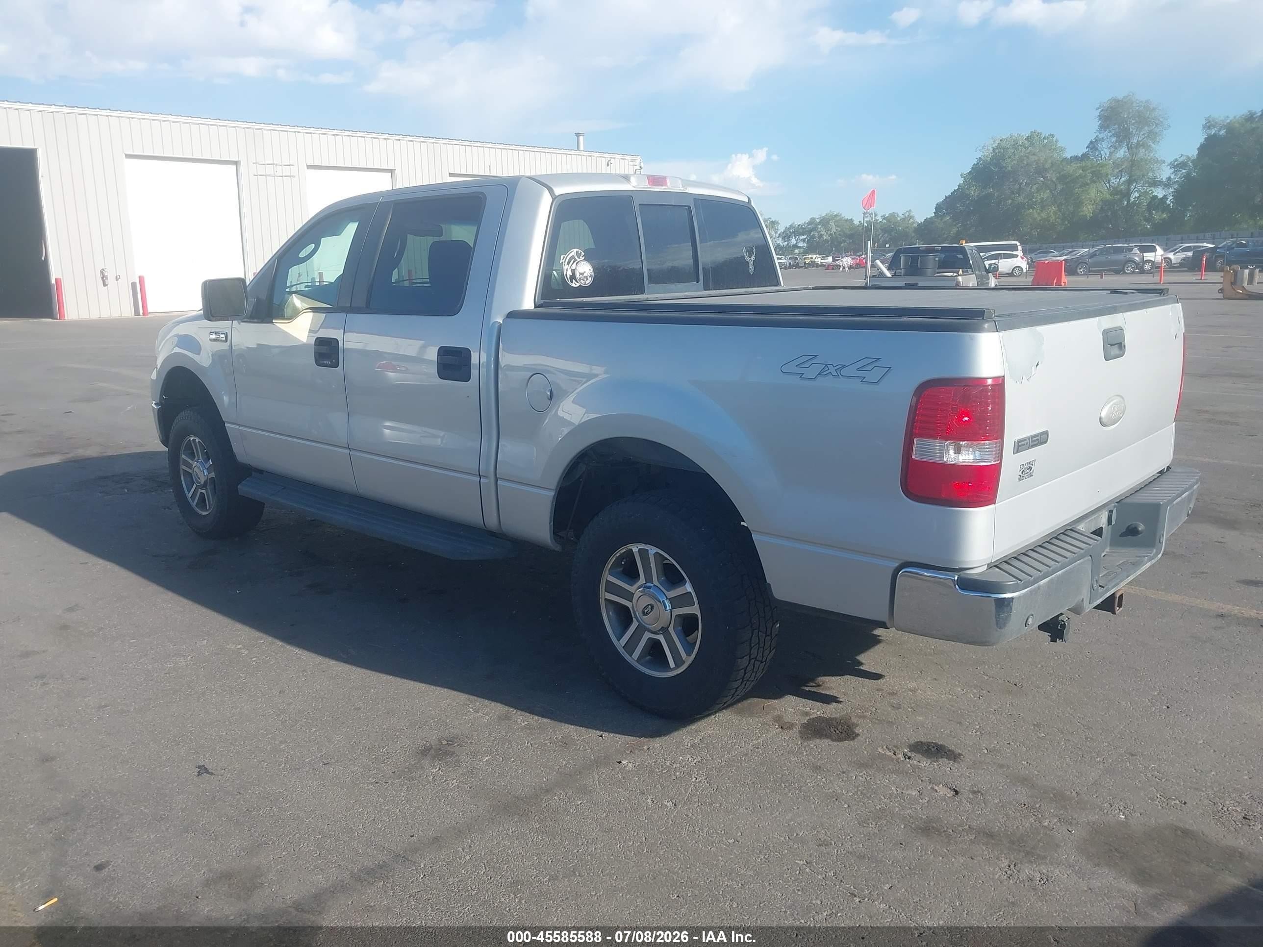 2007 Ford F-150 Fx4/lariat/xlt Silver vin: 1FTPW14V57KC77640