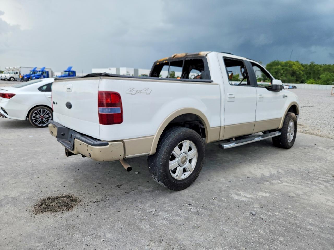 2007 Ford F150 Supercrew White vin: 1FTPW14V57KD14914