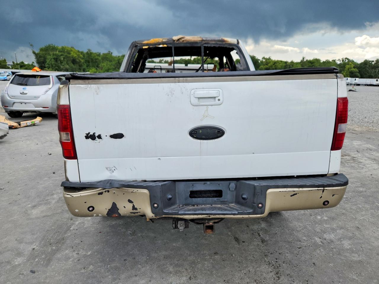2007 Ford F150 Supercrew White vin: 1FTPW14V57KD14914