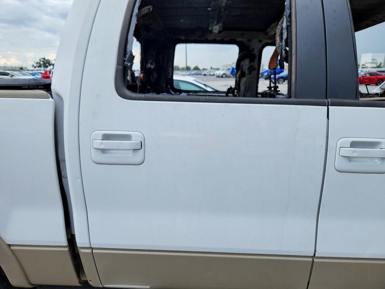 2007 Ford F150 Supercrew White vin: 1FTPW14V57KD14914