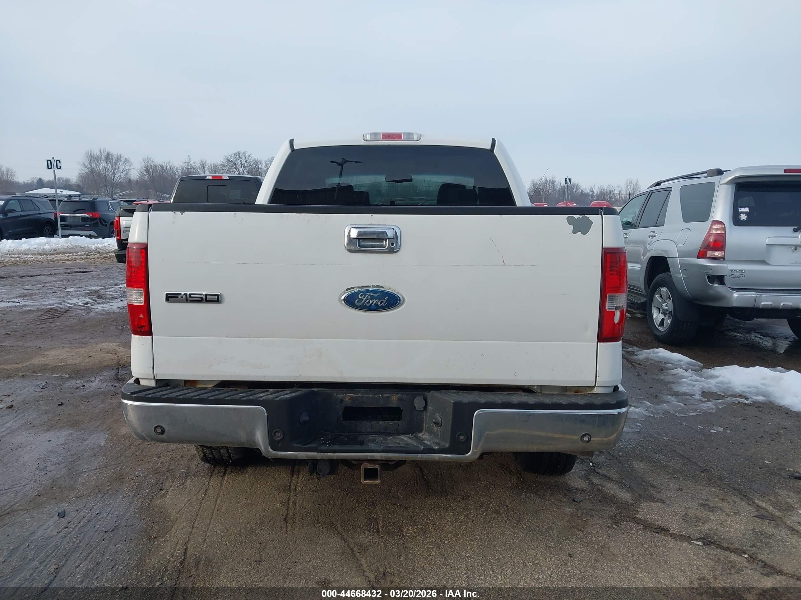 2007 Ford F-150 Fx4/lariat/xlt White vin: 1FTPW14V57KD28456
