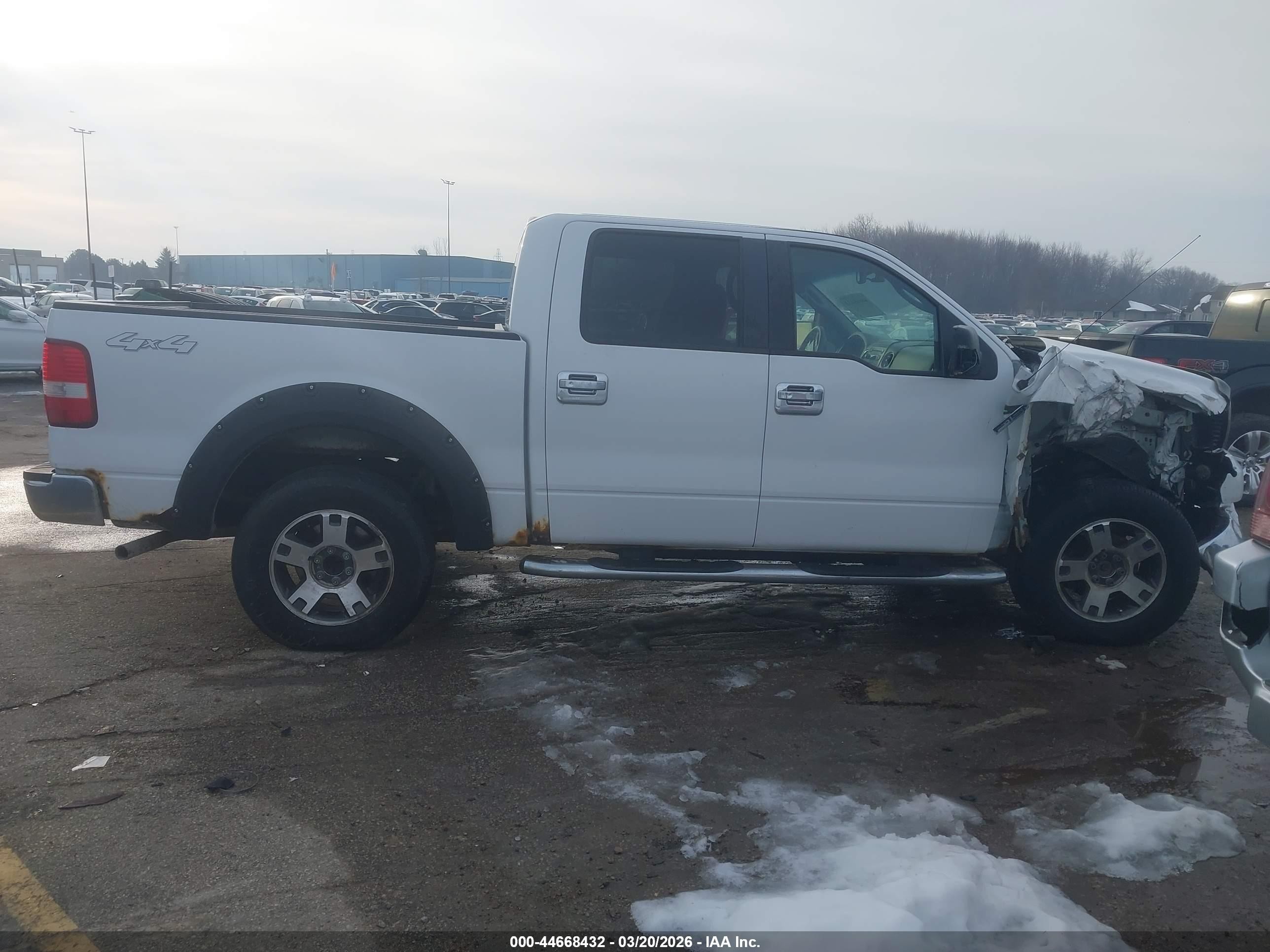 2007 Ford F-150 Fx4/lariat/xlt White vin: 1FTPW14V57KD28456