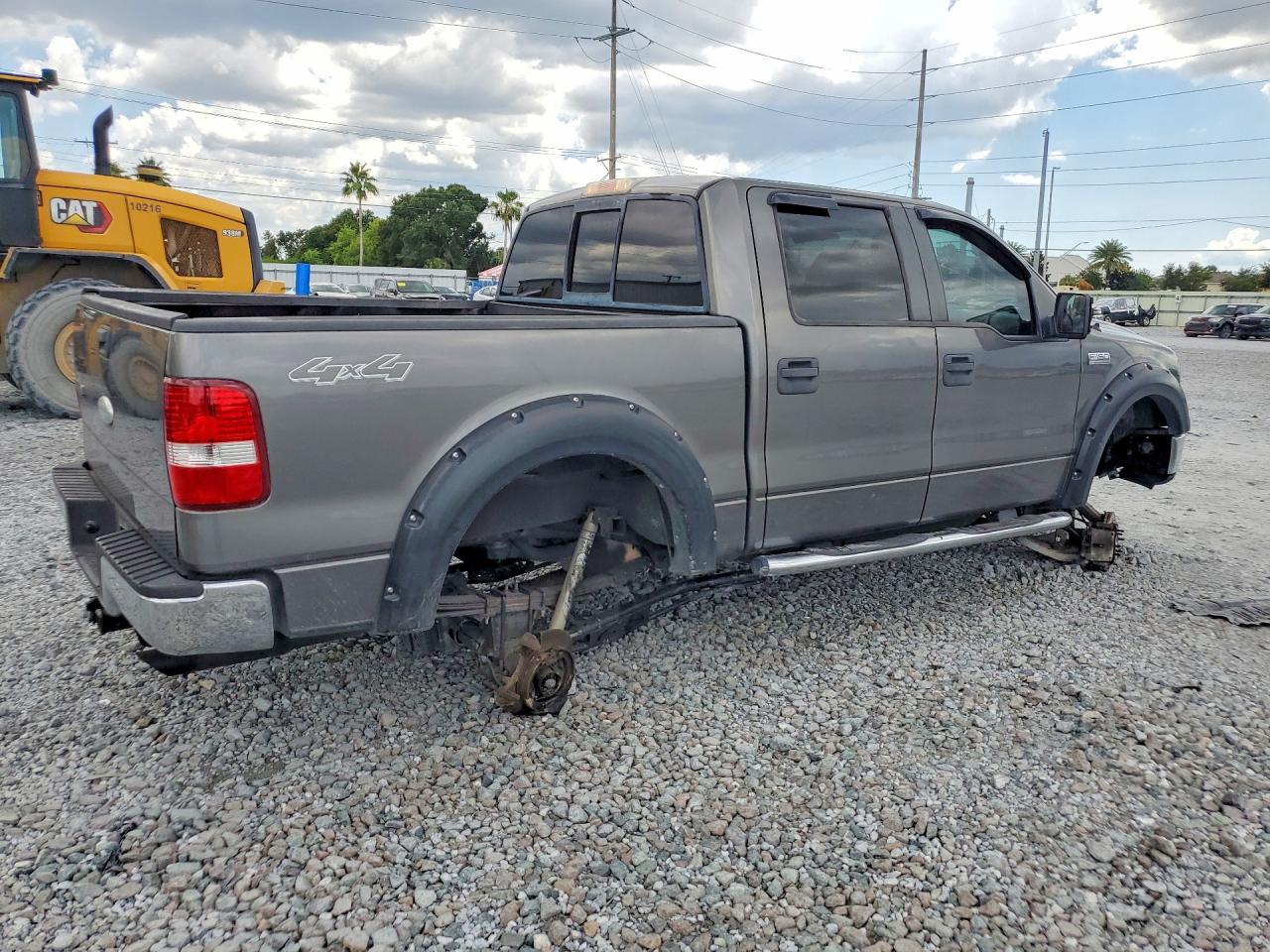 2008 Ford F150 Supercrew Gray vin: 1FTPW14V58FA14722