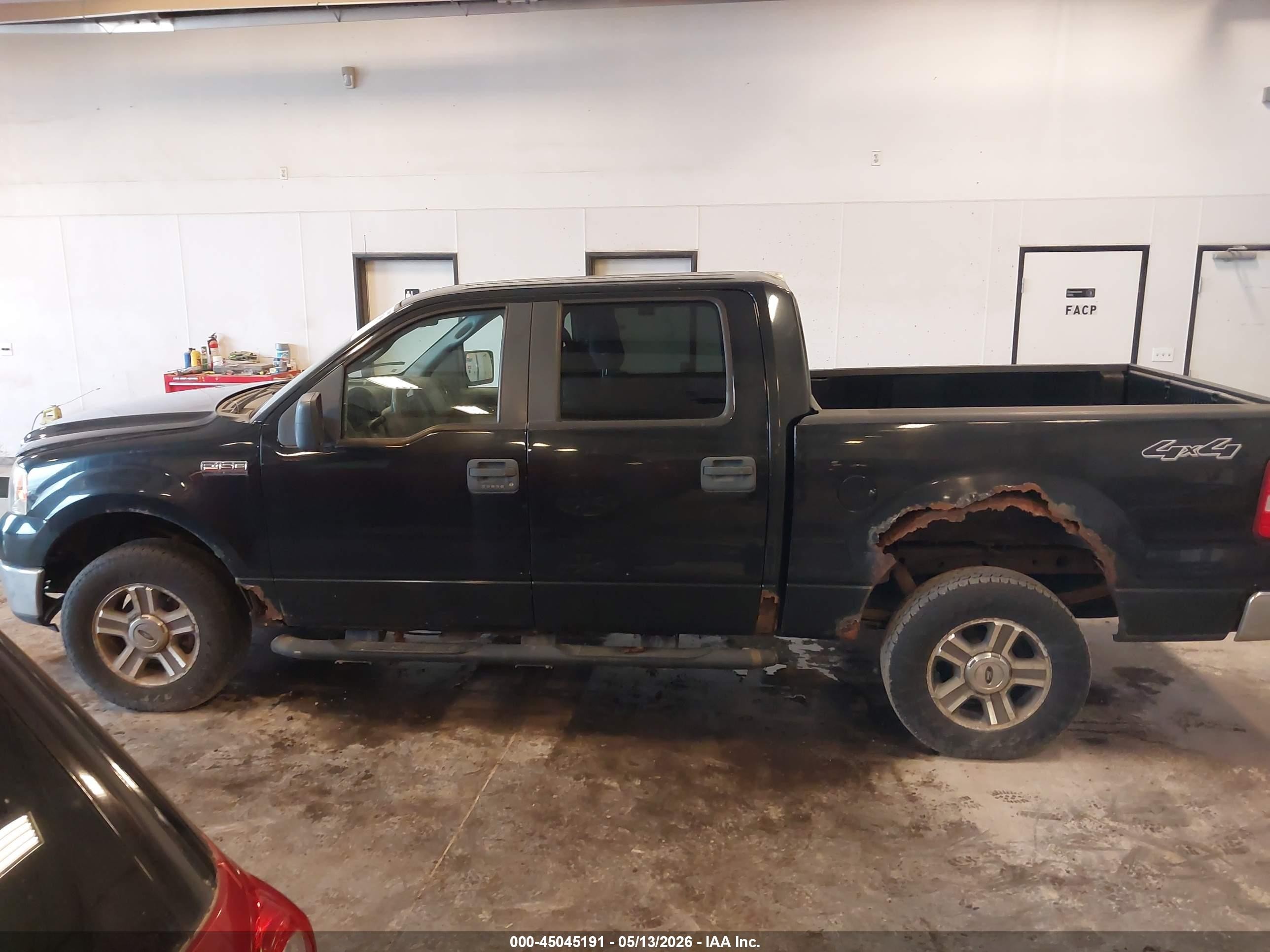 2008 Ford F-150 60th Anniversary/fx4/king Ranch/lariat/xlt Black vin: 1FTPW14V58FA34856