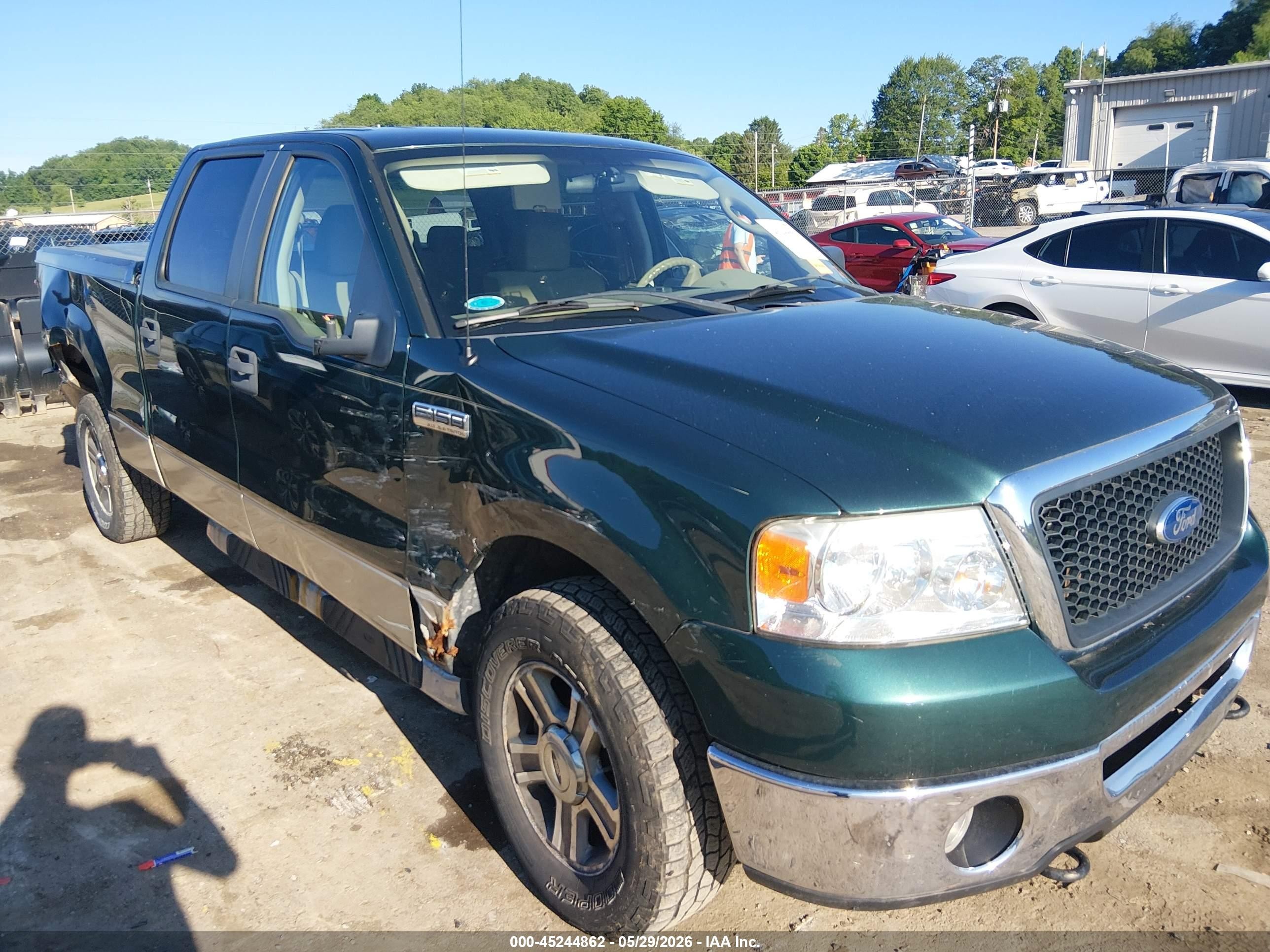 2008 Ford F-150 60th Anniversary/fx4/king Ranch/lariat/xlt Green vin: 1FTPW14V58FA50491