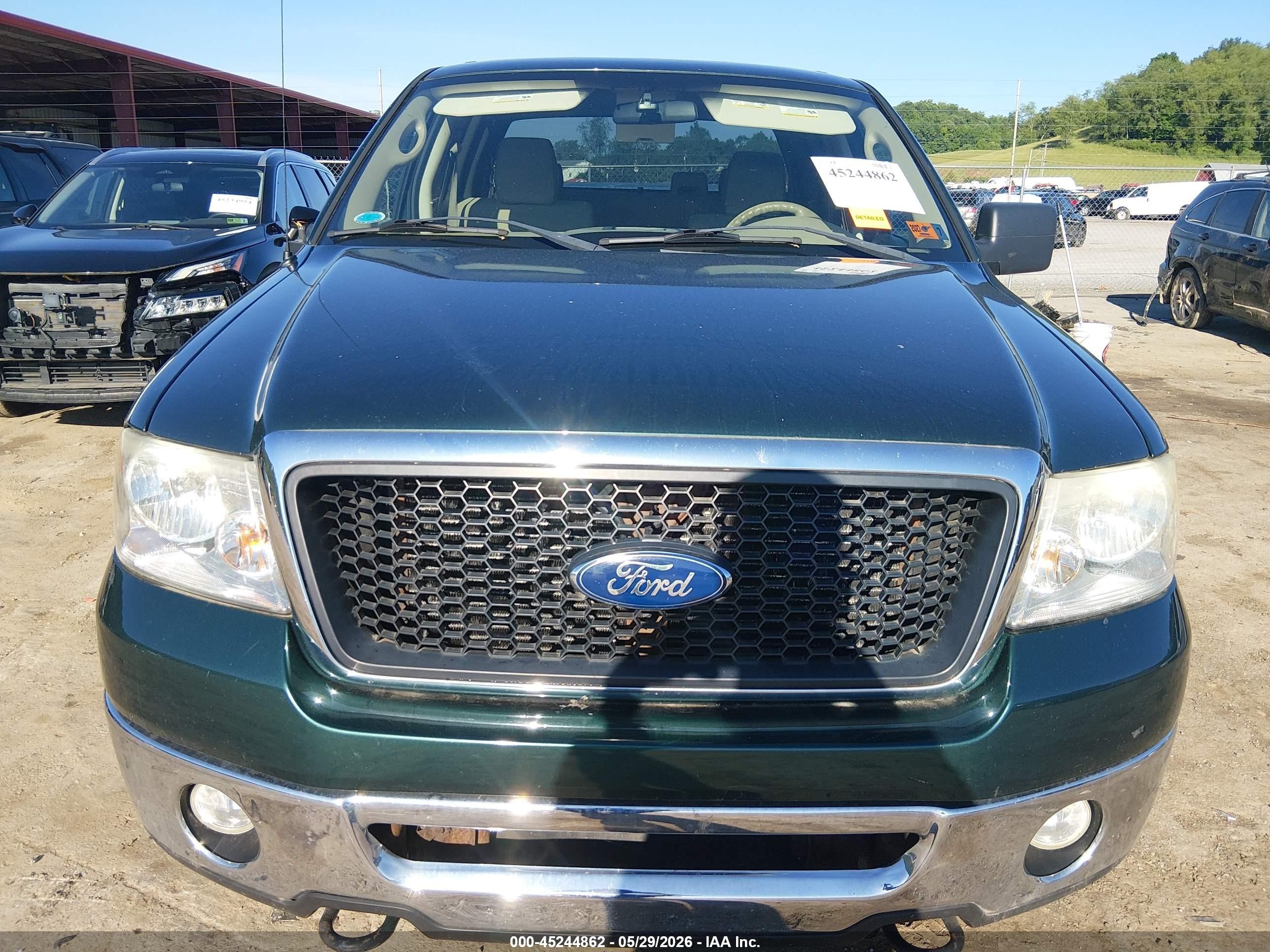 2008 Ford F-150 60th Anniversary/fx4/king Ranch/lariat/xlt Green vin: 1FTPW14V58FA50491