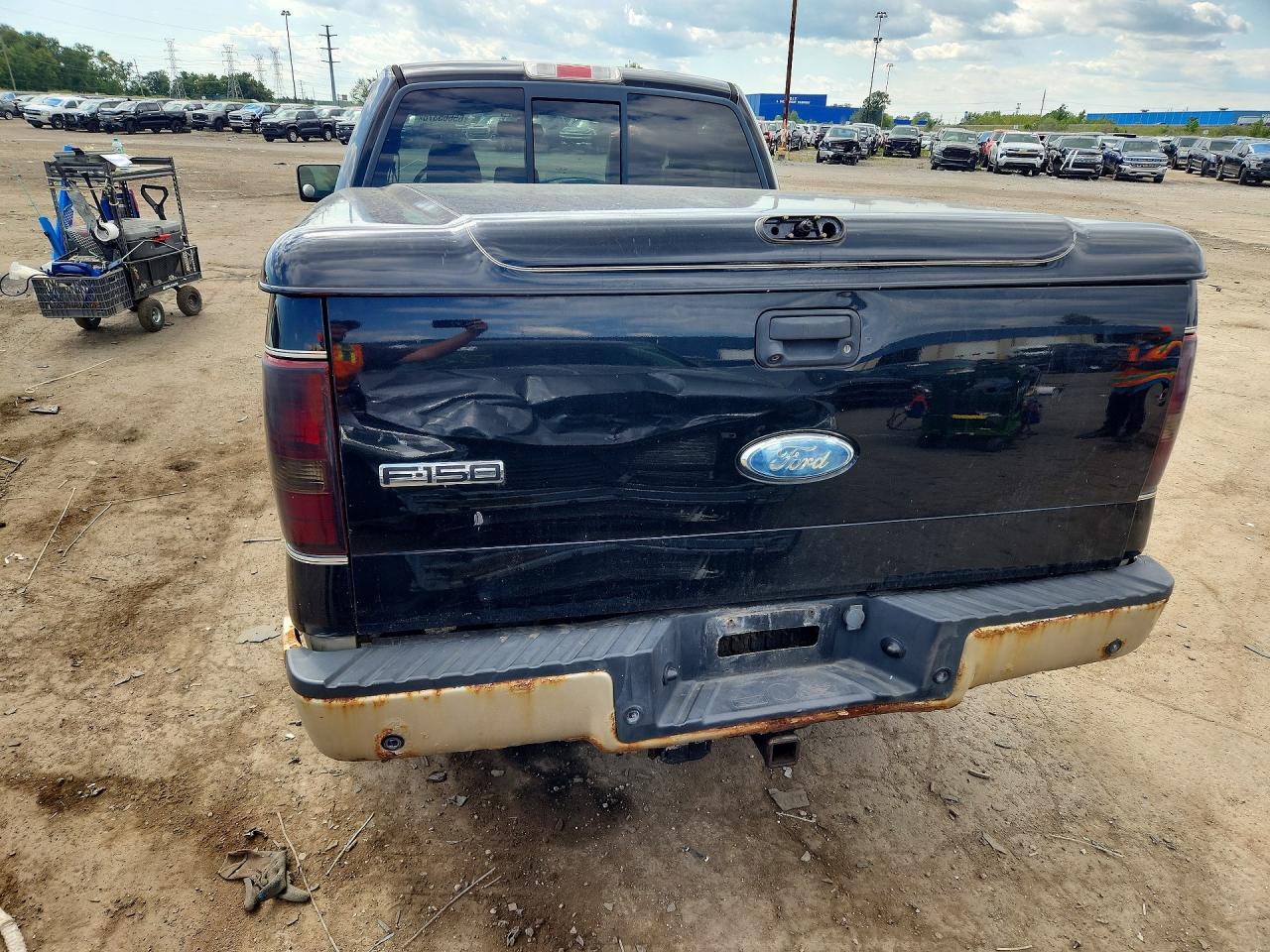 2008 Ford F150 Supercrew Gray vin: 1FTPW14V58FA85399